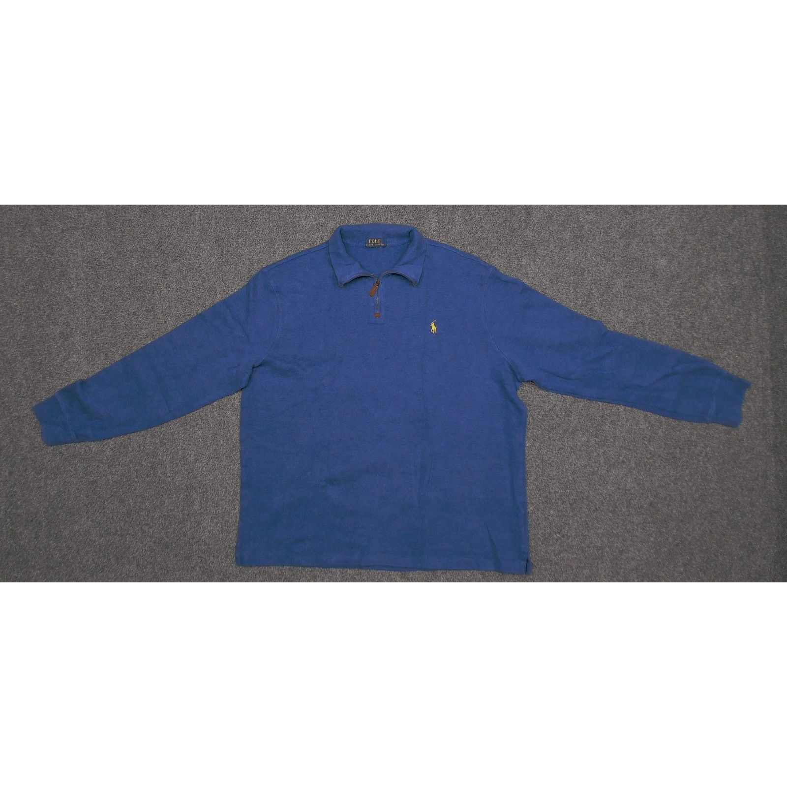 Ralph Lauren Polo Ralph Lauren Y2K Blue Quarter Zip Sweater XXL Size US XXL / EU 58 / 5 - 5 Thumbnail