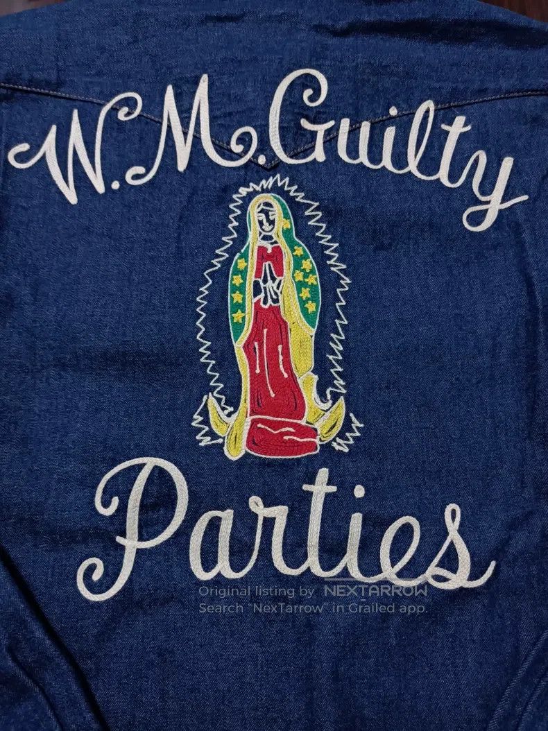 Wacko Maria Wacko Maria Embroidered Virgin Mary Denim Shirt Jacket Size US S / EU 44-46 / 1 - 6 Thumbnail