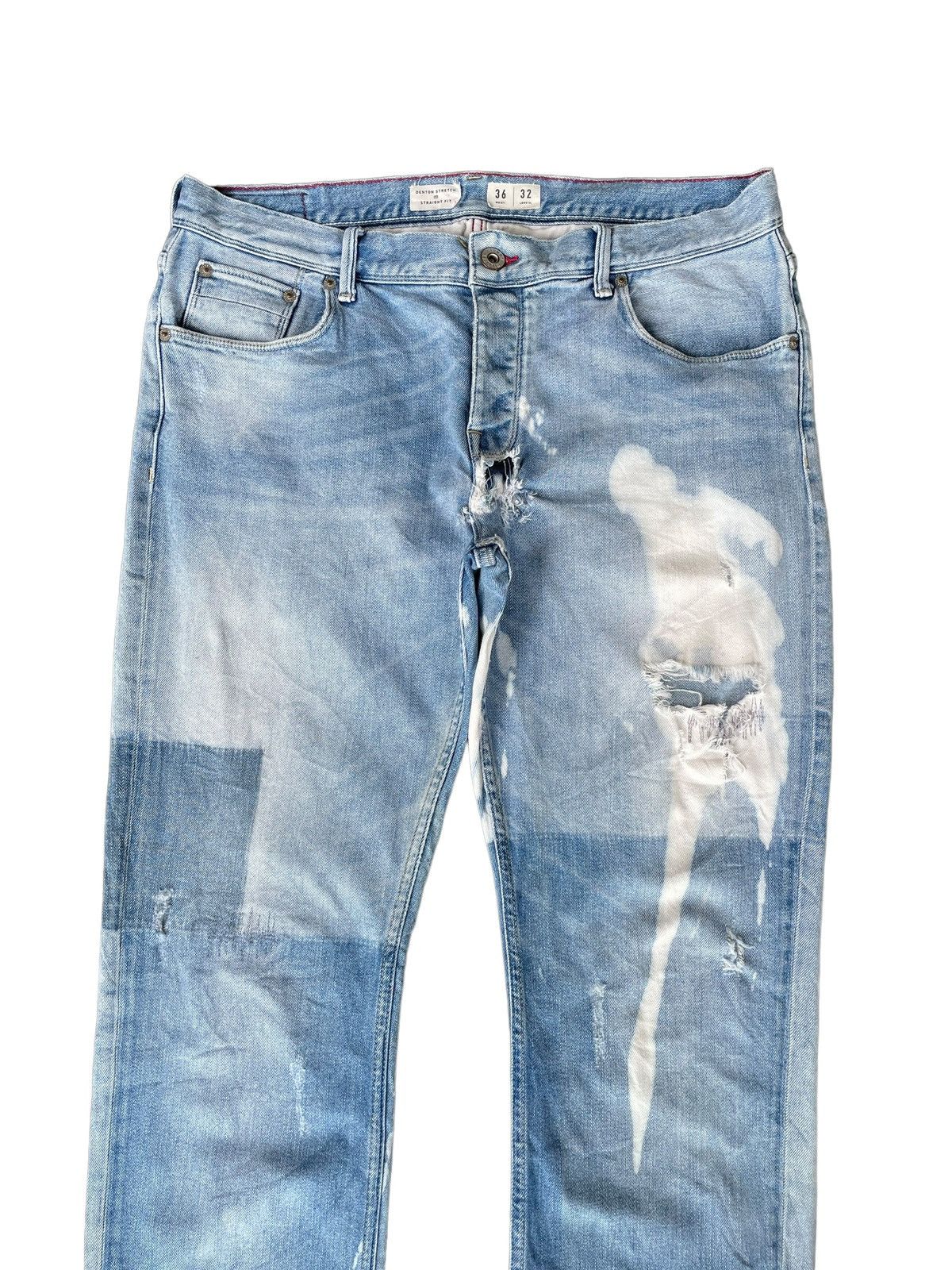 Tommy Hilfiger Tommy Hilfiger Bleached Wash Distressed Patches Style Jeans Size US 34 / EU 50 - 3 Thumbnail