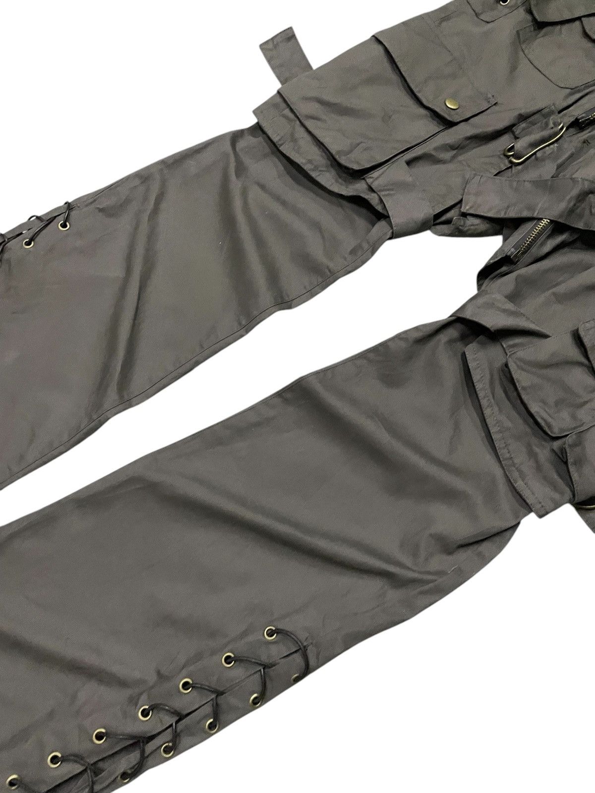If Six Was Nine × Tornado Mart × semanticdesign NWT Semantic Design Laces Up Detachable Flare Pants Size US 32 / EU 48 - 5 Thumbnail