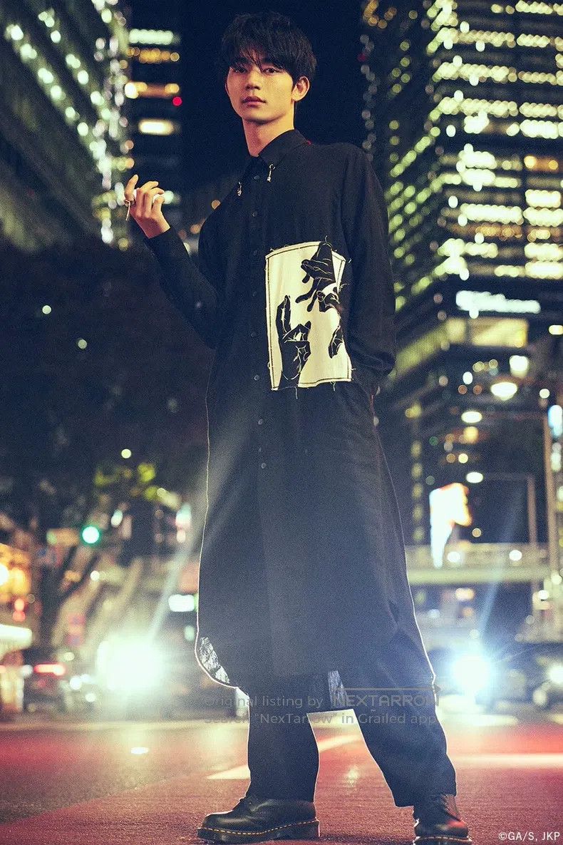 Yohji Yamamoto YOHJI YAMAMOTO Jujutsu Kaisen Long Shirt Size US L / EU 52-54 / 3 - 5 Thumbnail