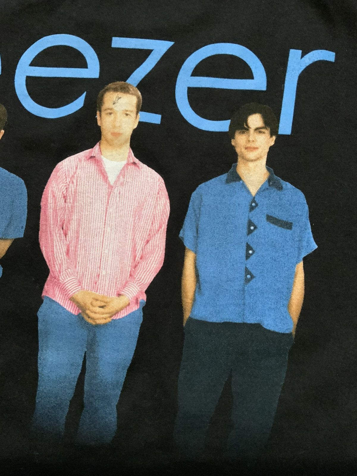 Band Tees Weezer Blue Album Music Rock Band Black Crewneck T-Shirt Size US M / EU 48-50 / 2 - 7 Thumbnail