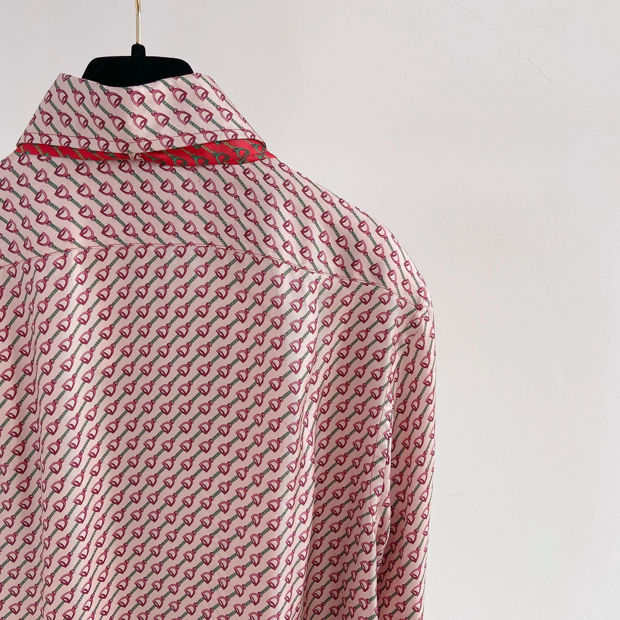 Gucci Gucci Floral Silk Shirt Size 36 Size XS / US 0-2 / IT 36-38 - 5 Thumbnail