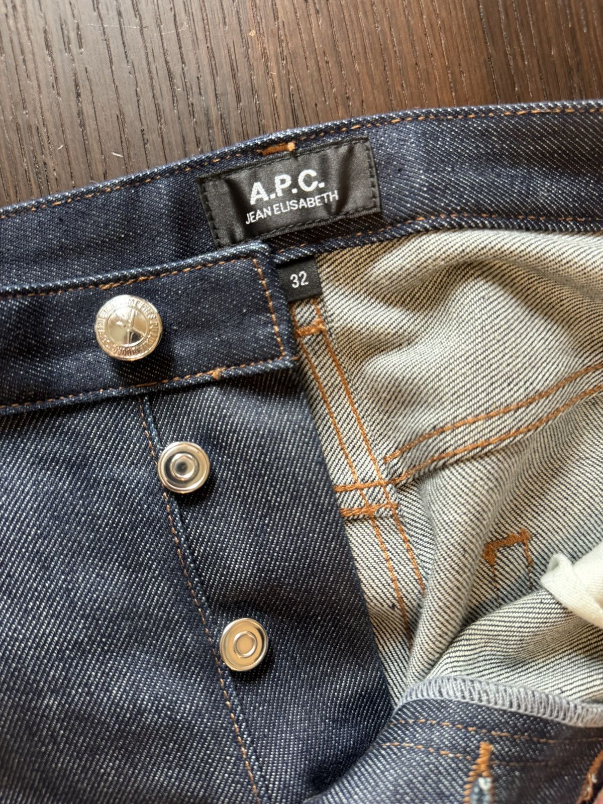 A.P.C. A.P.C. Elizabeth Jean - Indigo Size 32" / US 10 / IT 46 - 4 Thumbnail