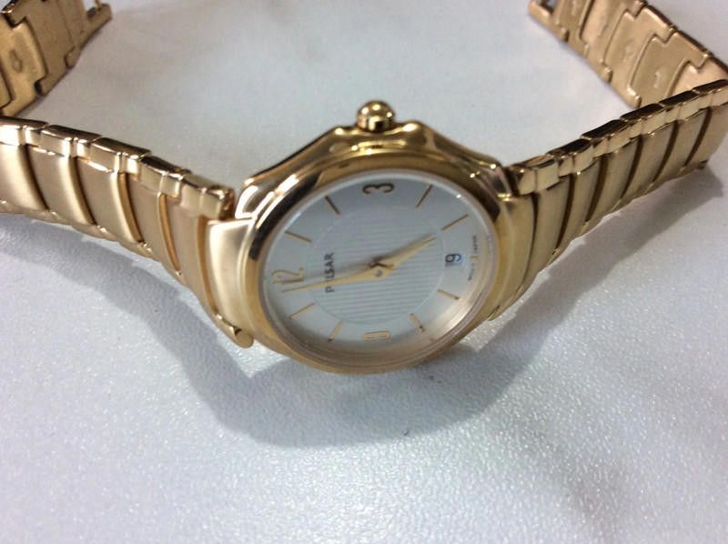 Pulsar Pulsar gold ladies stainless steel watch Size ONE SIZE - 5 Thumbnail
