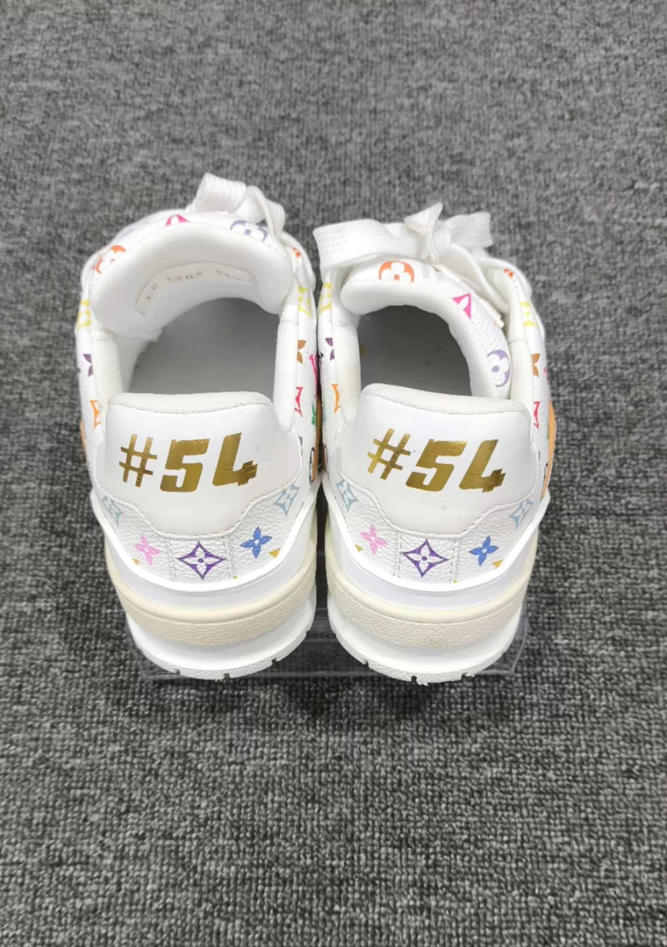 Louis Vuitton LV Takashi Murakami White Tri-Color Trainer 36.5 Size US 6 / IT 36 - 5 Thumbnail