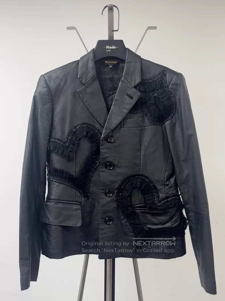 Comme des Garcons Comme des Garcons Heart Shape Leather Jacket Size XS / US 0-2 / IT 36-38 - 1 Thumbnail