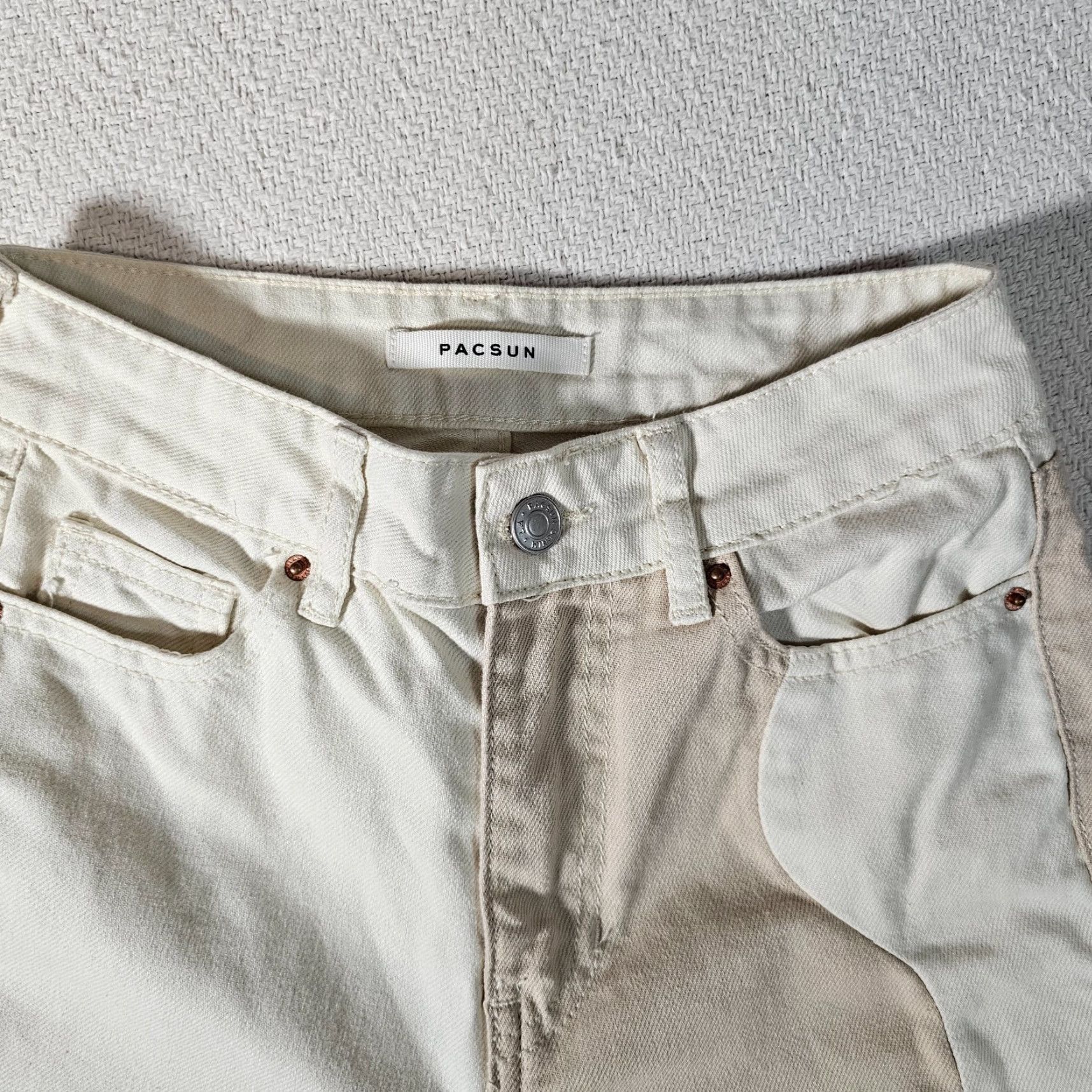 Pacsun Pacsun Mom Jeans 22 Brown Color Block High Rise 90s Style Relaxed Fit Denim Size 40" / US 18 - 3 Thumbnail