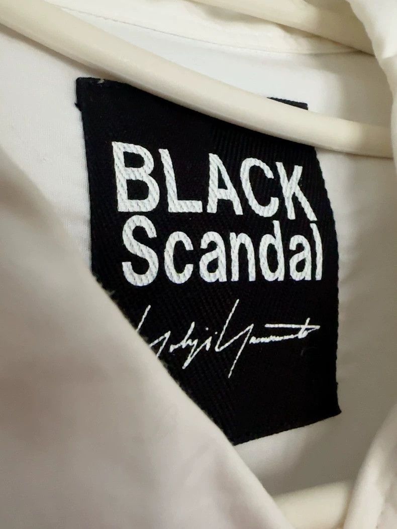 Yohji Yamamoto Yohji Yamamoto Yohji Yamamoto Black Scandal Long Sleeve Sh Size US M / EU 48-50 / 2 - 2 Thumbnail