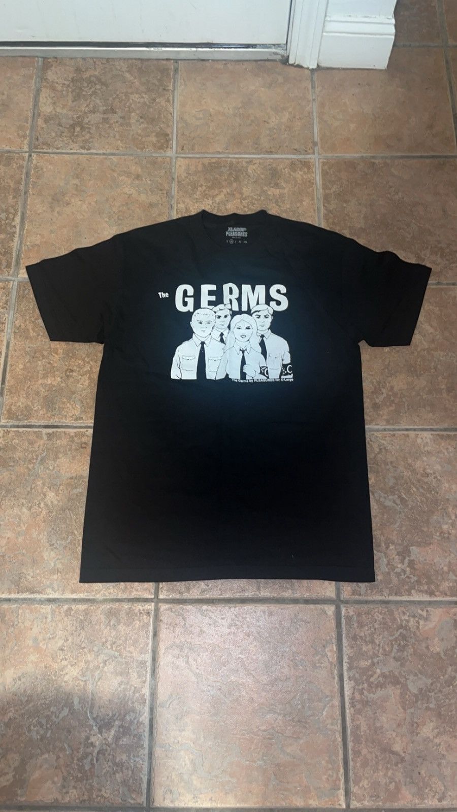 Pleasures Pleasures X X-Large The Germs T-shirt NWOT Size US M / EU 48-50 / 2 - 1 Thumbnail