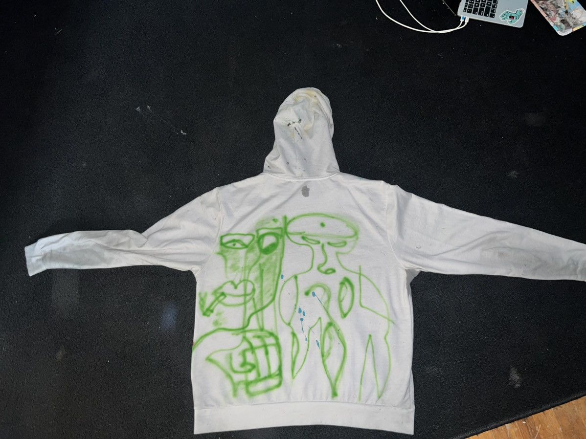 Custom painted hoodie