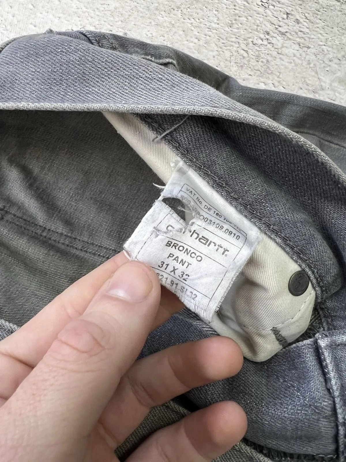 Carhartt Y2K baggy carhartt distressed jeans pants cargo y2k Size US 31 - 6 Thumbnail