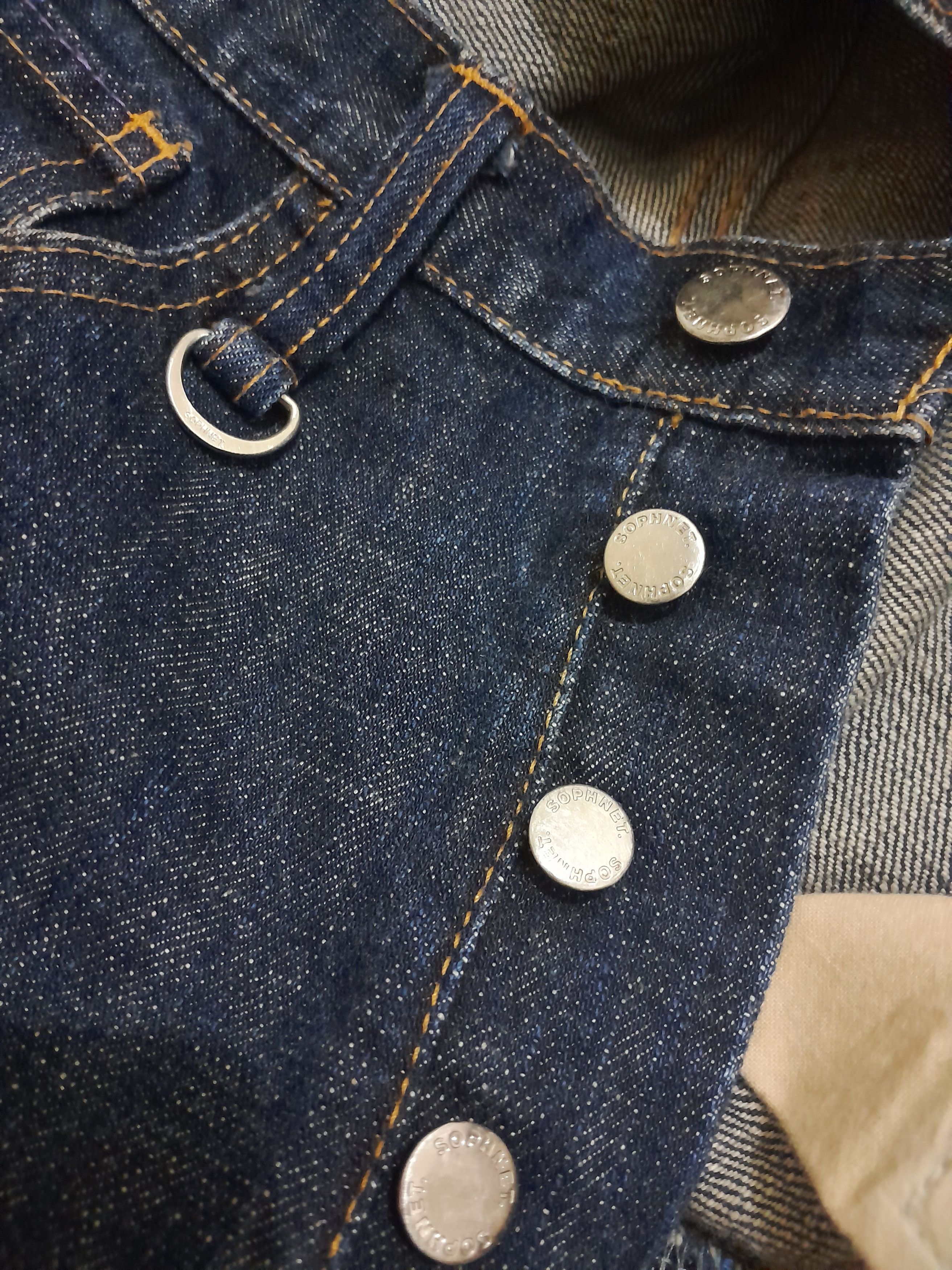 Japanese Brand Sophnet over dyed cotton denim 14oz denim pants Size US 32 / EU 48 - 11 Thumbnail