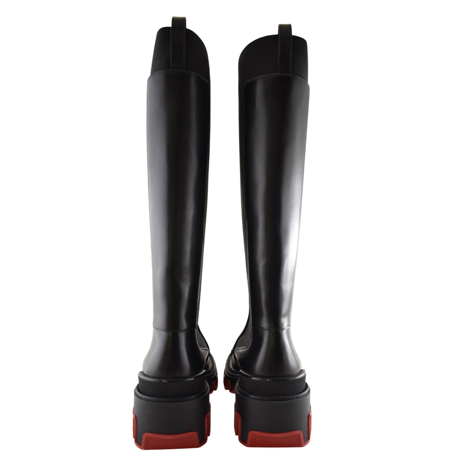 Christian Louboutin Louboutin Marchacroche Dune Botta Black Leather Boot 40 Size US 10 / IT 40 - 16 Thumbnail