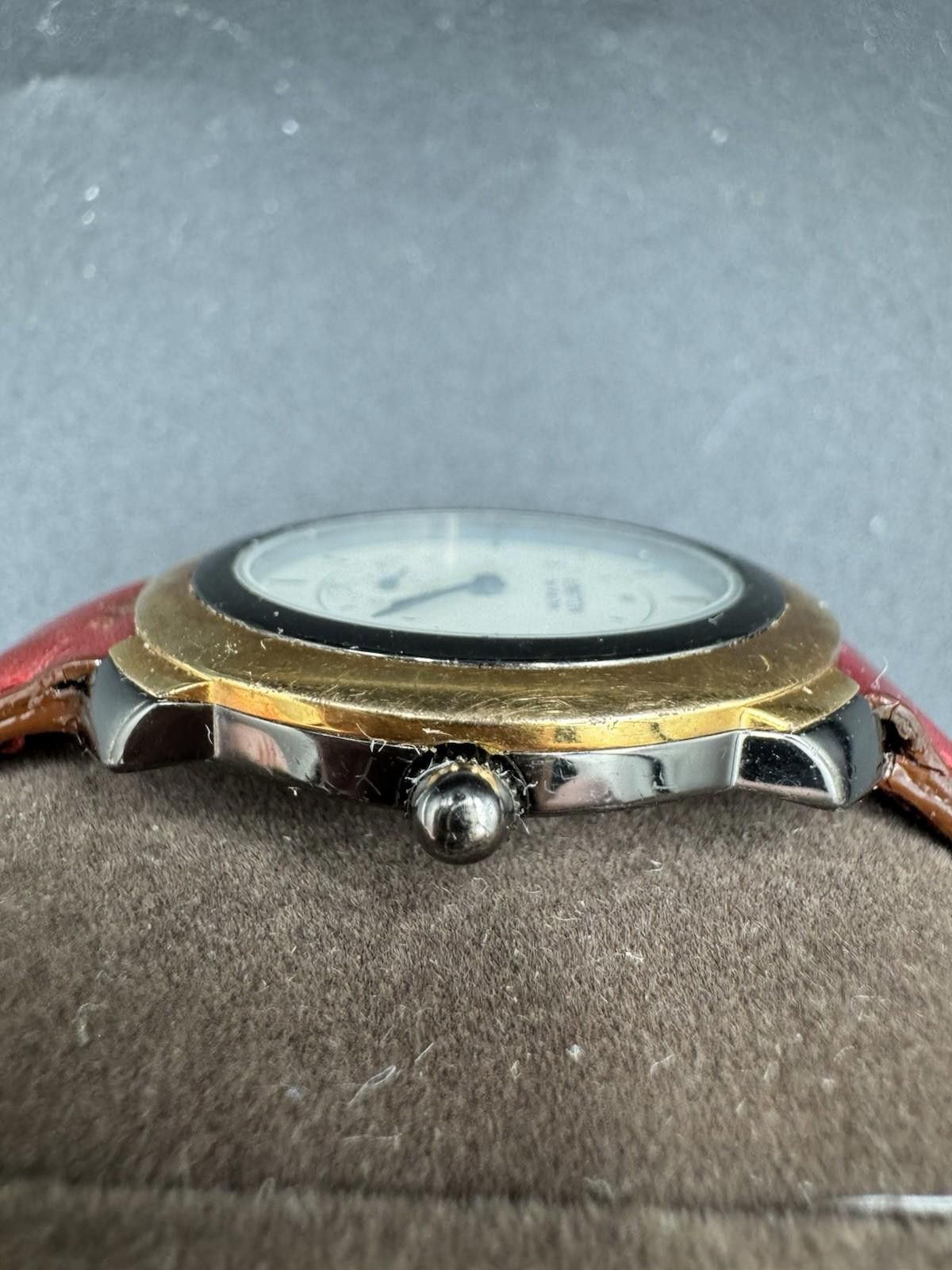 Bulova Vintage Benetton by Bulova Tachymeter Watch Red Velvet Strap Size ONE SIZE - 4 Thumbnail