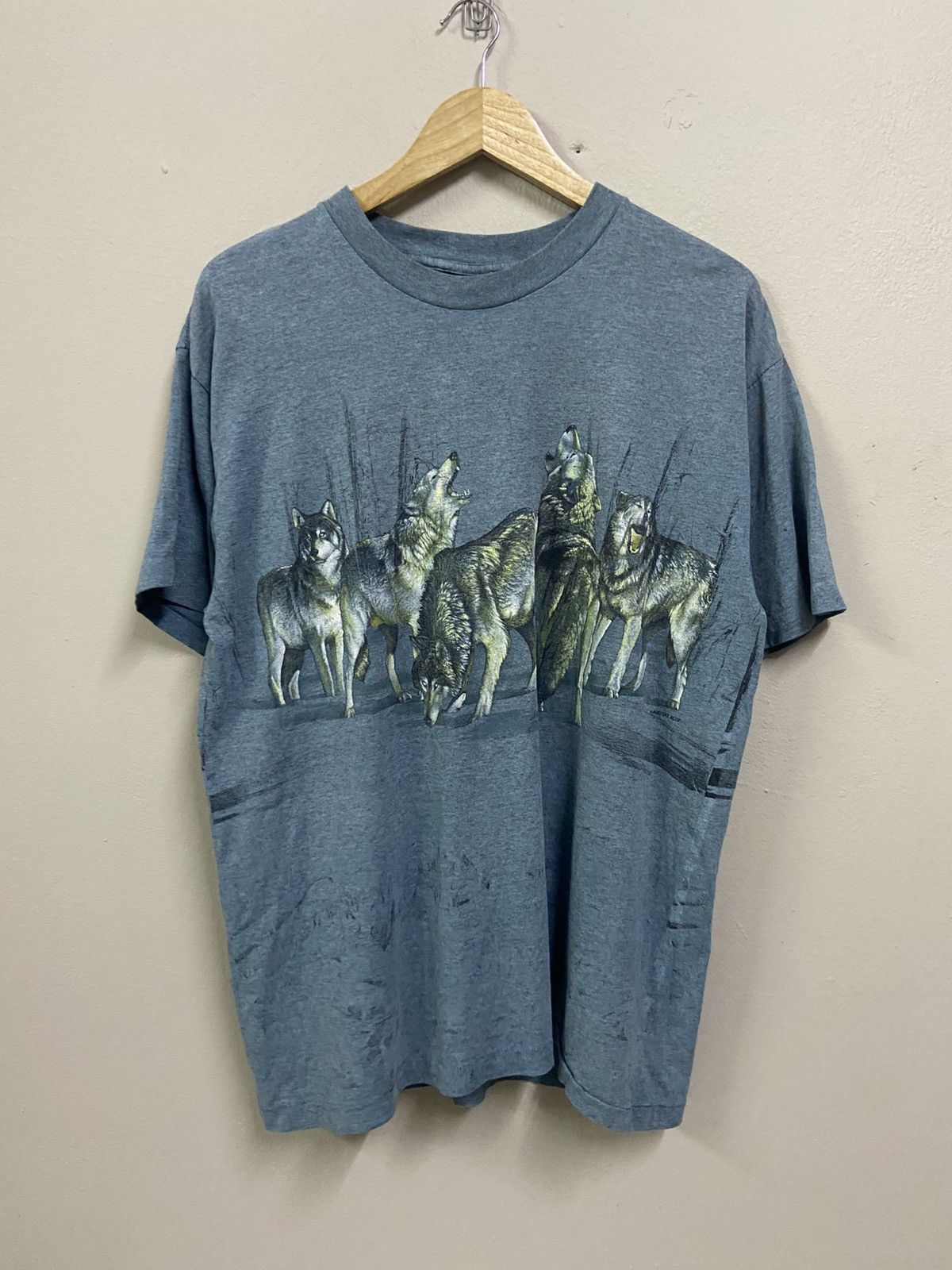 Vintage Habitat Wolf Pack Single Stitch T-Shirt