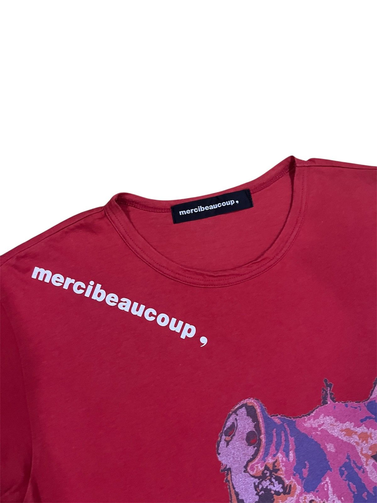 mercibeaucoup mercibeaucoup by issey miyake graphic of a pig tshirs Size US L / EU 52-54 / 3 - 3 Thumbnail