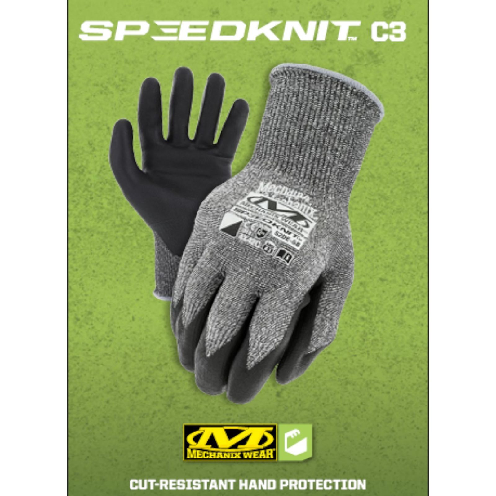 Other Mechanix Wear SpeedKnit C3 CUT & ABRASION Resistant Coated W Size ONE SIZE - 4 Thumbnail
