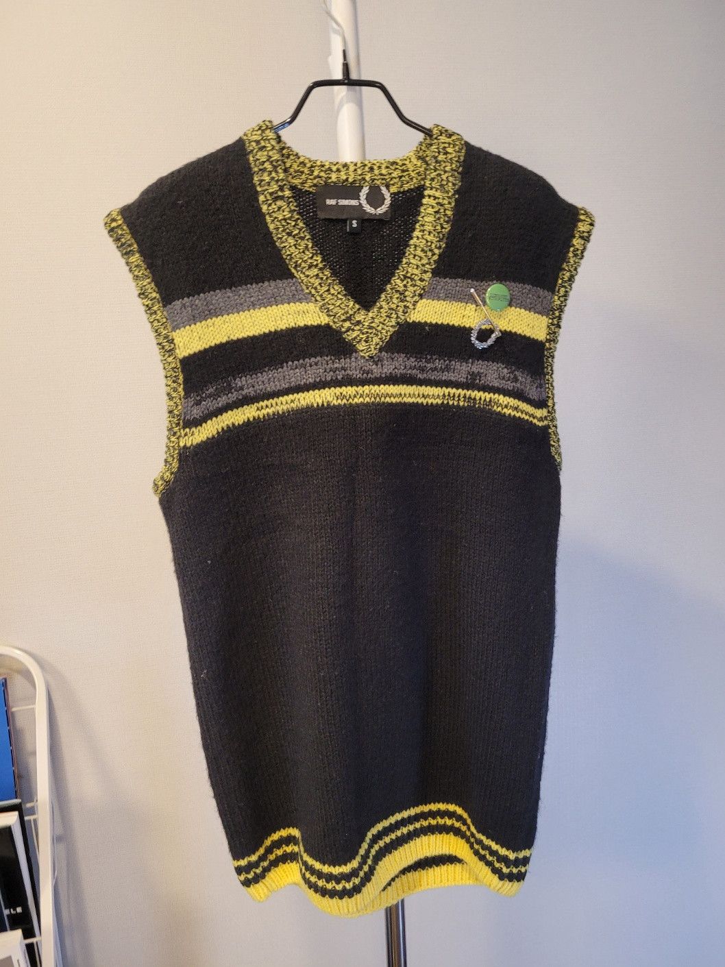 Fred Perry × Raf Simons RAF X Fred Perry Knit Vest | Grailed