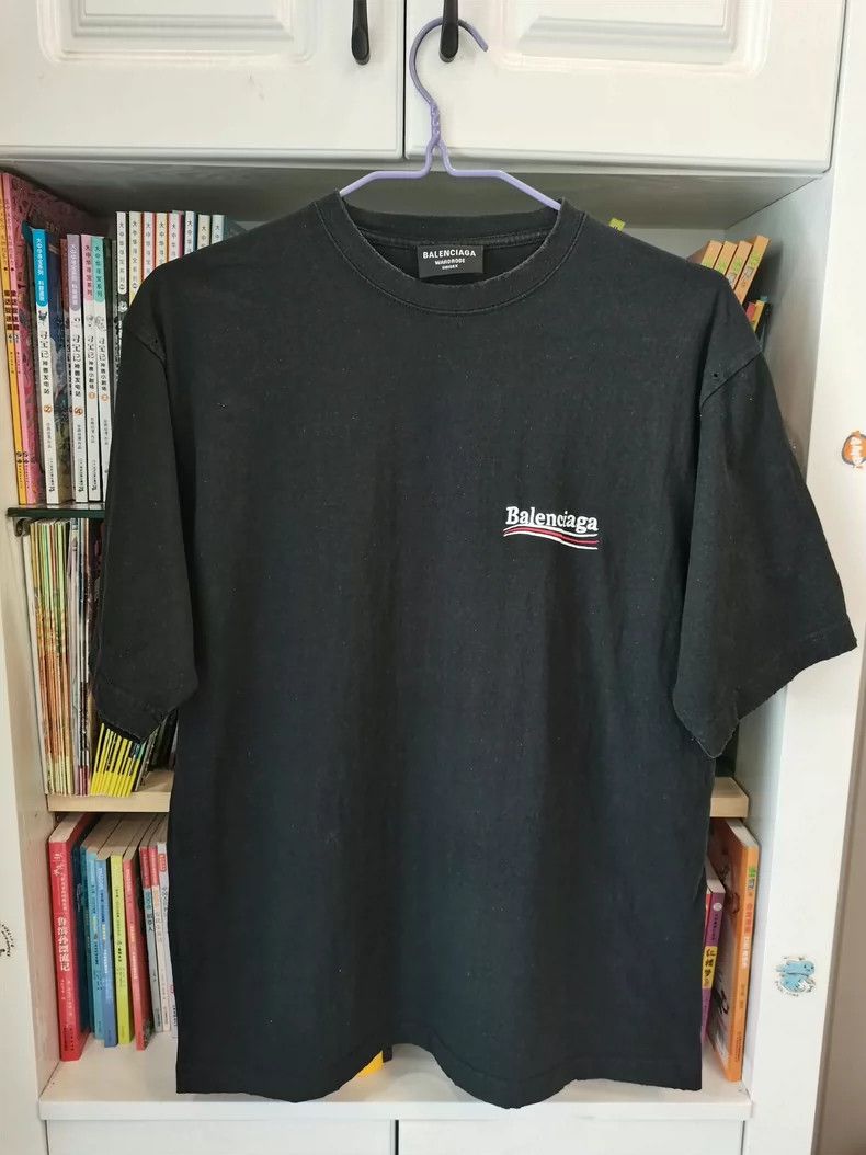 Balenciaga Balenciaga Black Wave Cola Print Tee - dmc Size US XS / EU 42 / 0 - 1 Thumbnail
