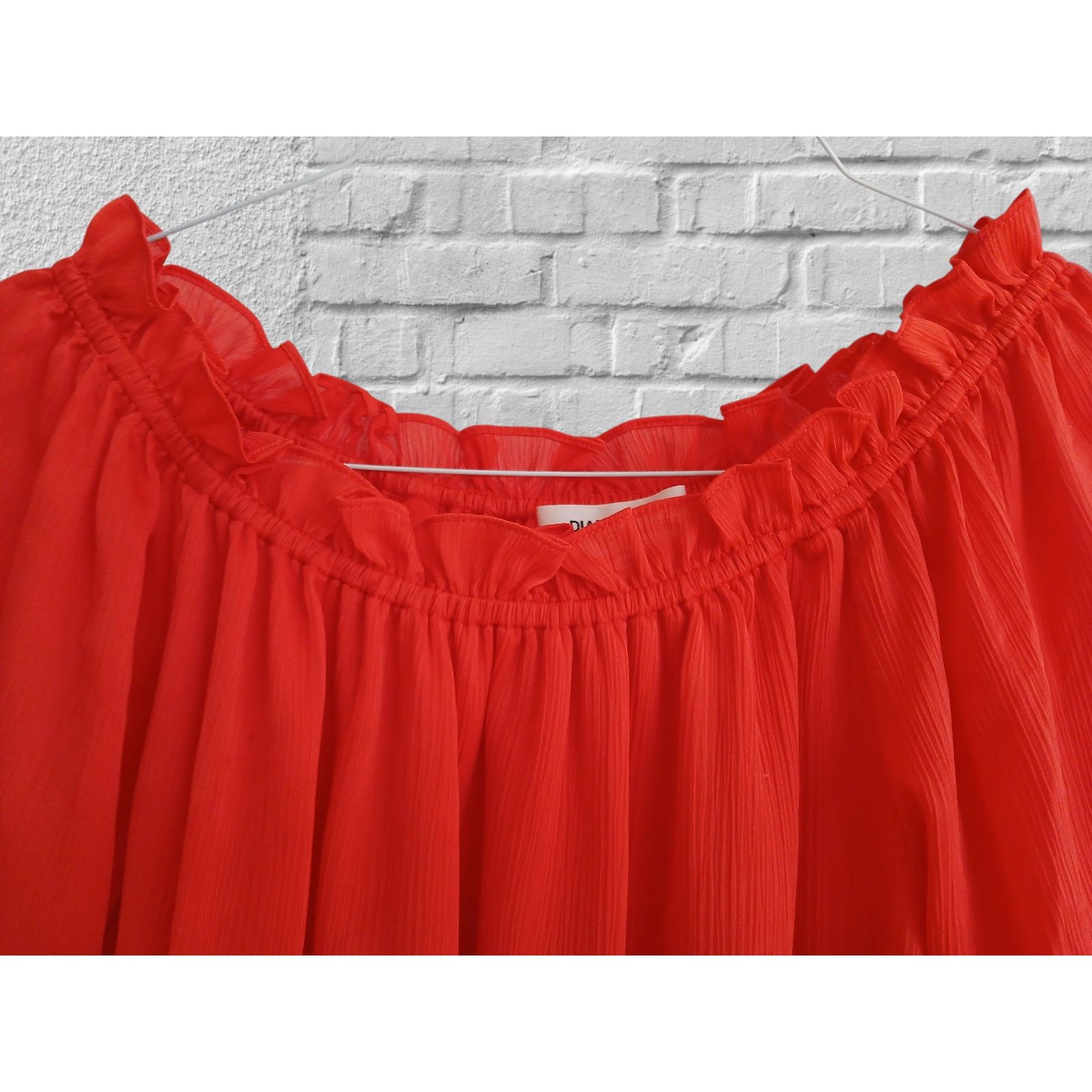 Diane von Furstenberg Diane Von Furstenberg Off Shoulder Mini Dress - Size 4 Size S / US 4 / IT 40 - 4 Thumbnail