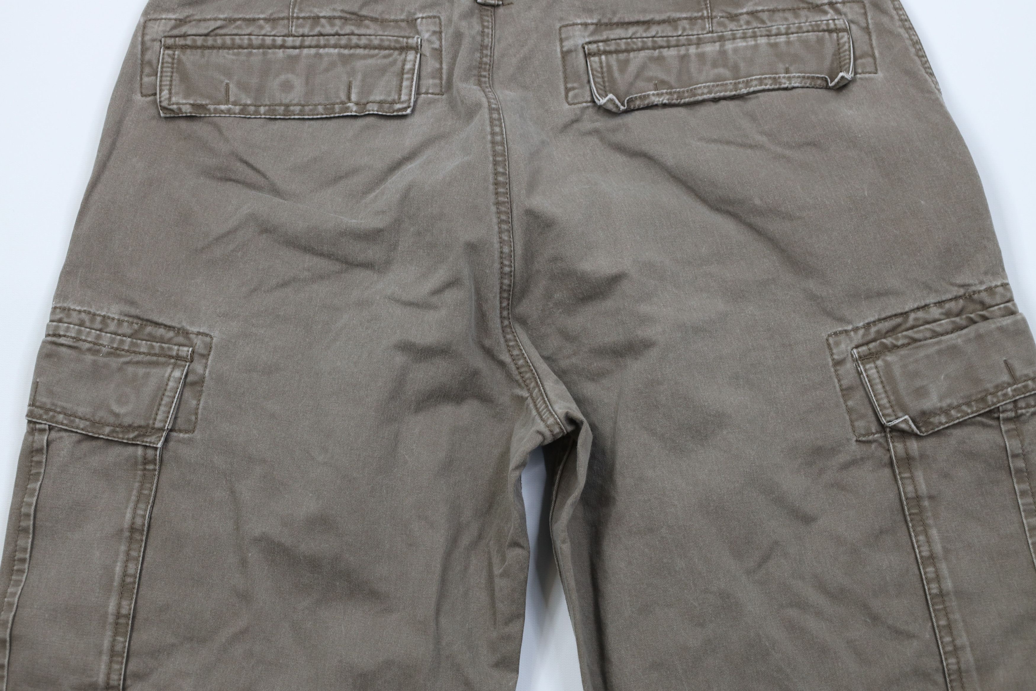 Gap Vintage 90s Y2K Gap Fit Wide Leg Cargo Pants Beige Cotton Size US 32 / EU 48 - 11 Thumbnail