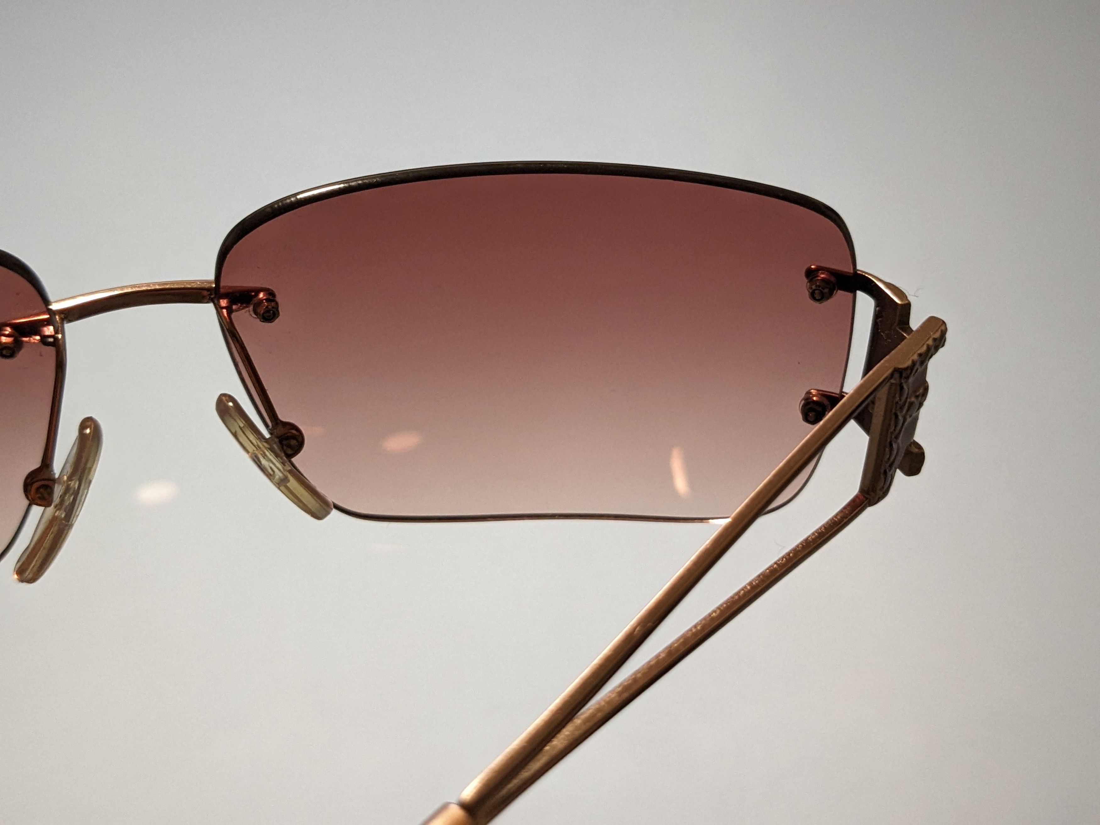Fendi Fendi Sunglasses FS 416 Pink Gradient Rimless Frameless Size ONE SIZE - 14 Thumbnail