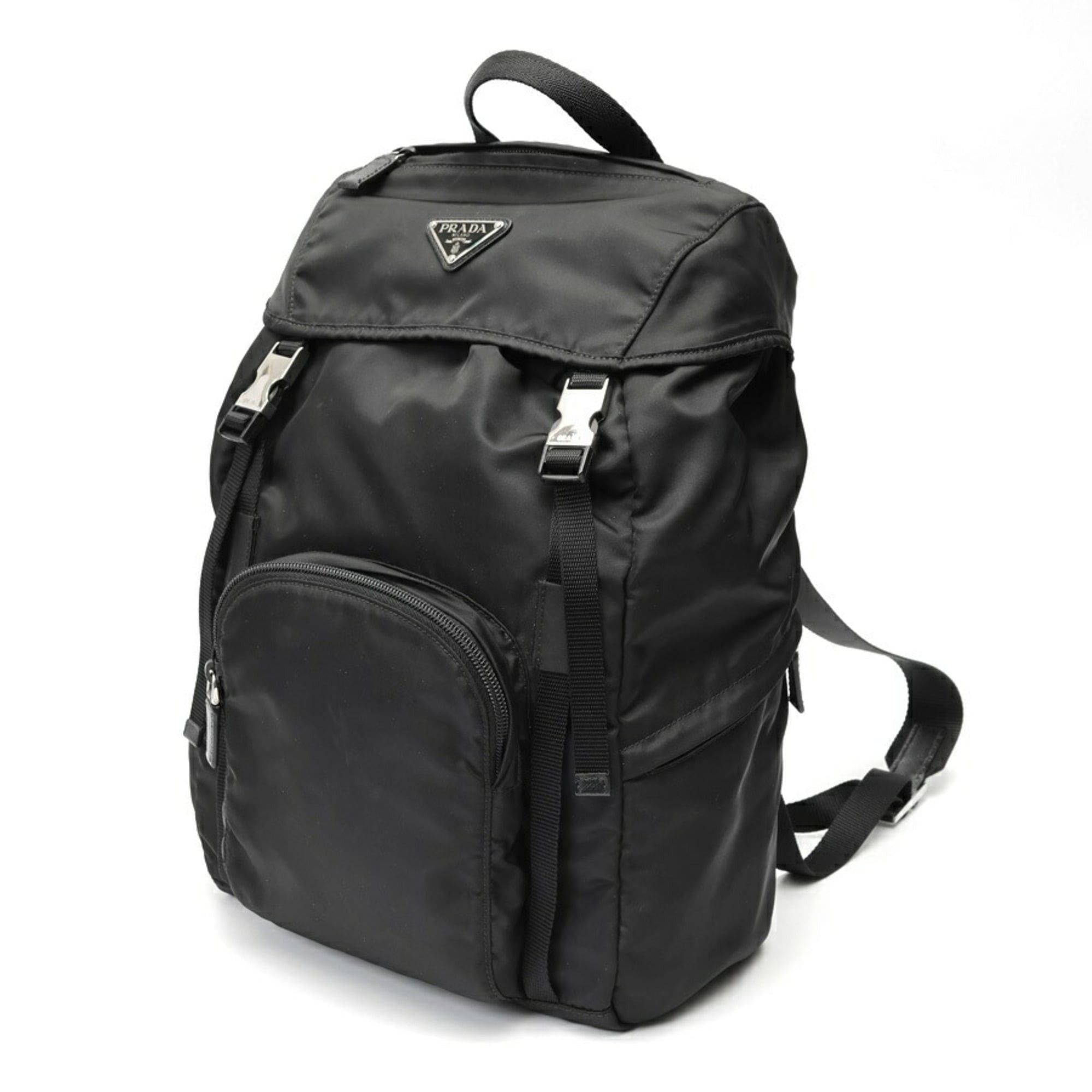 Prada Prada Nylon Backpack Rucksack 1BZ039 Black Size ONE SIZE - 1 Thumbnail