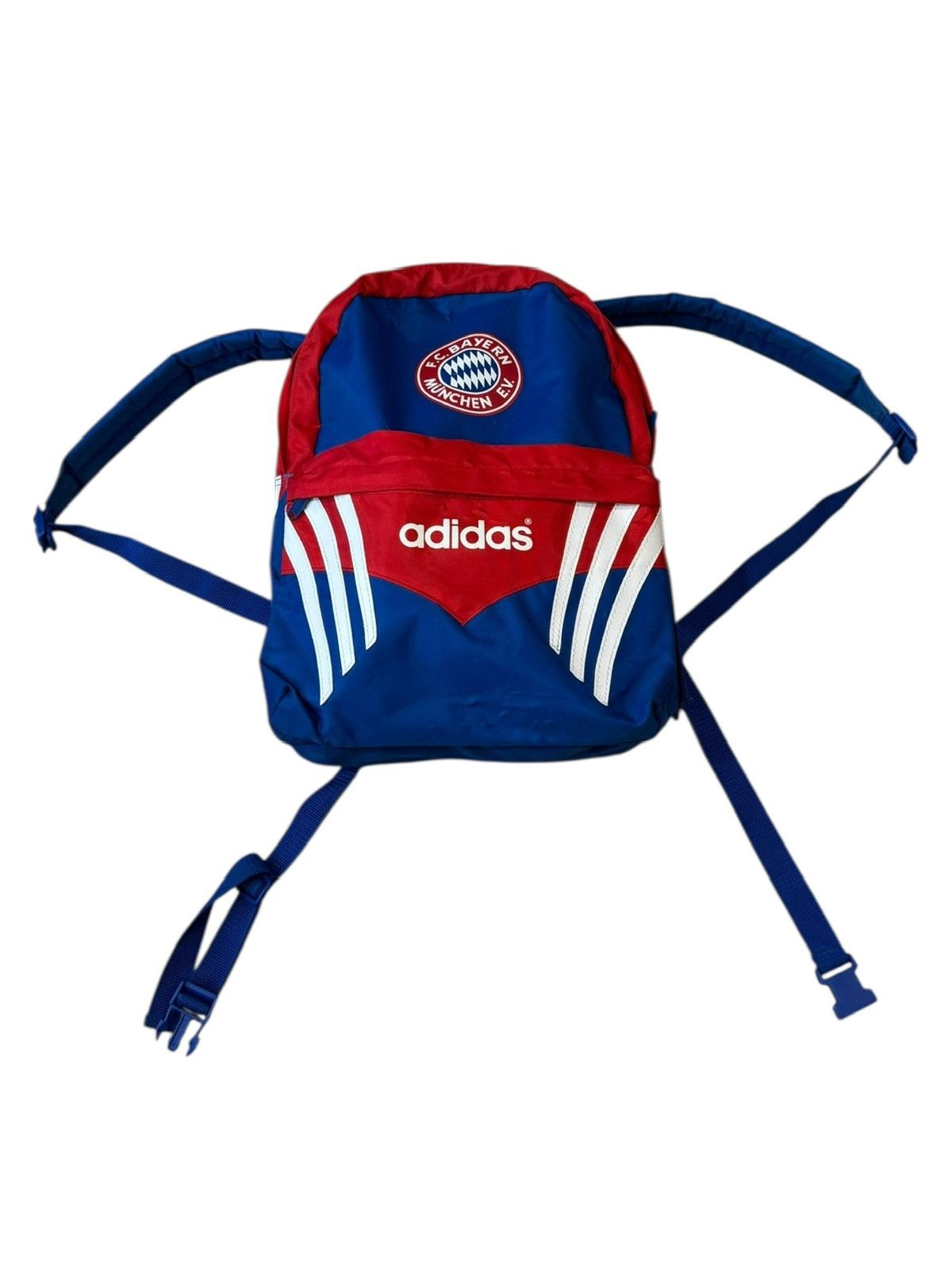 Adidas Adidas FC Bayern Munich 80s 90s Soccer Rucksack Backpack Bag Size ONE SIZE - 3 Thumbnail