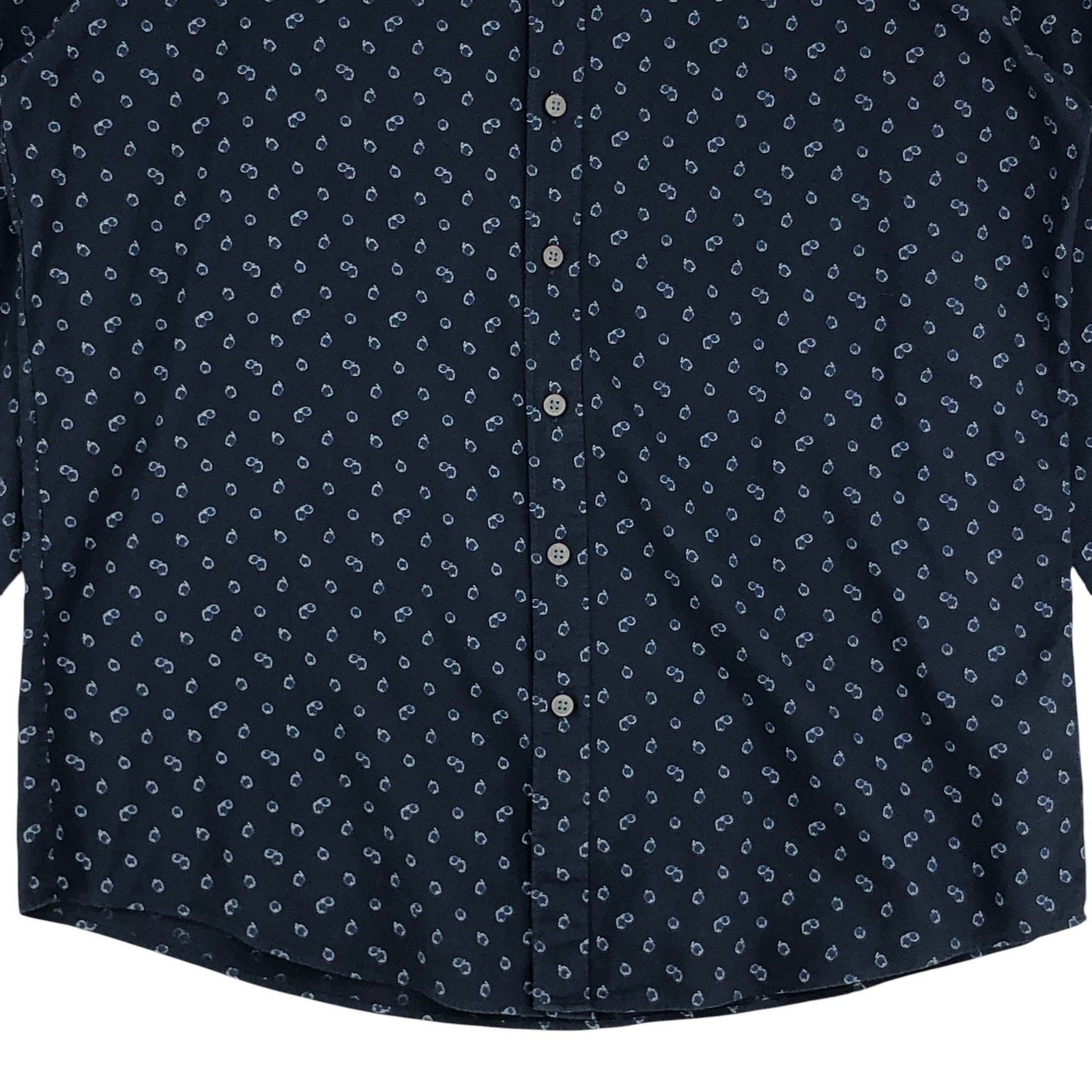 Rodd & Gunn Rodd & Gunn Shirt Navy Blue Original Fit Pattern Cotton Size US L / EU 52-54 / 3 - 3 Thumbnail
