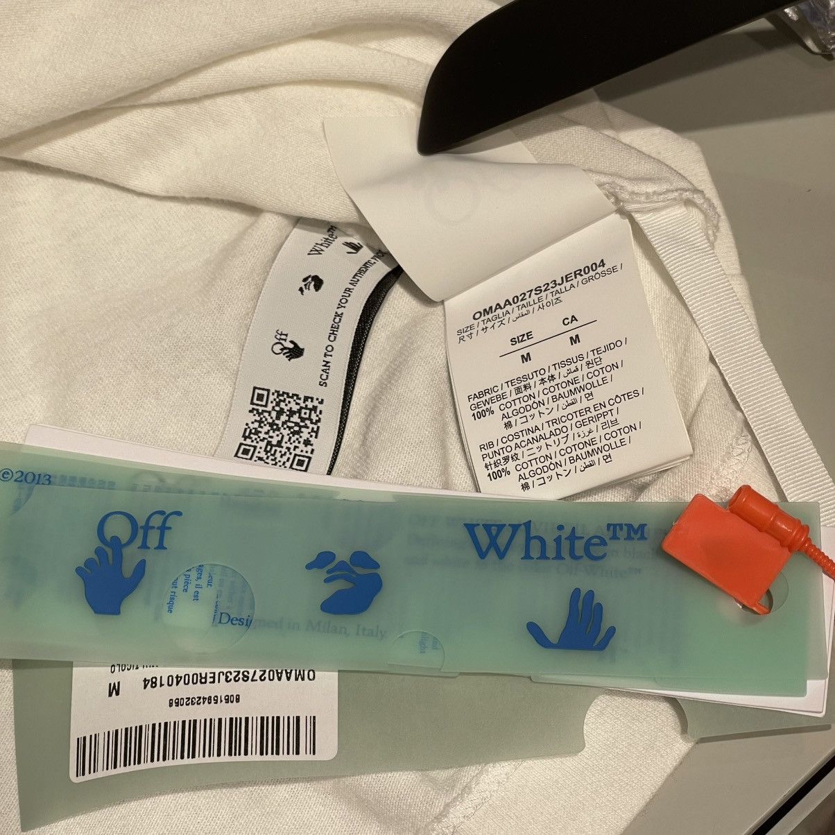 Off-White OFF-WHITE Brush Arrows Slim Skate S/S Tee Size US M / EU 48-50 / 2 - 4 Thumbnail