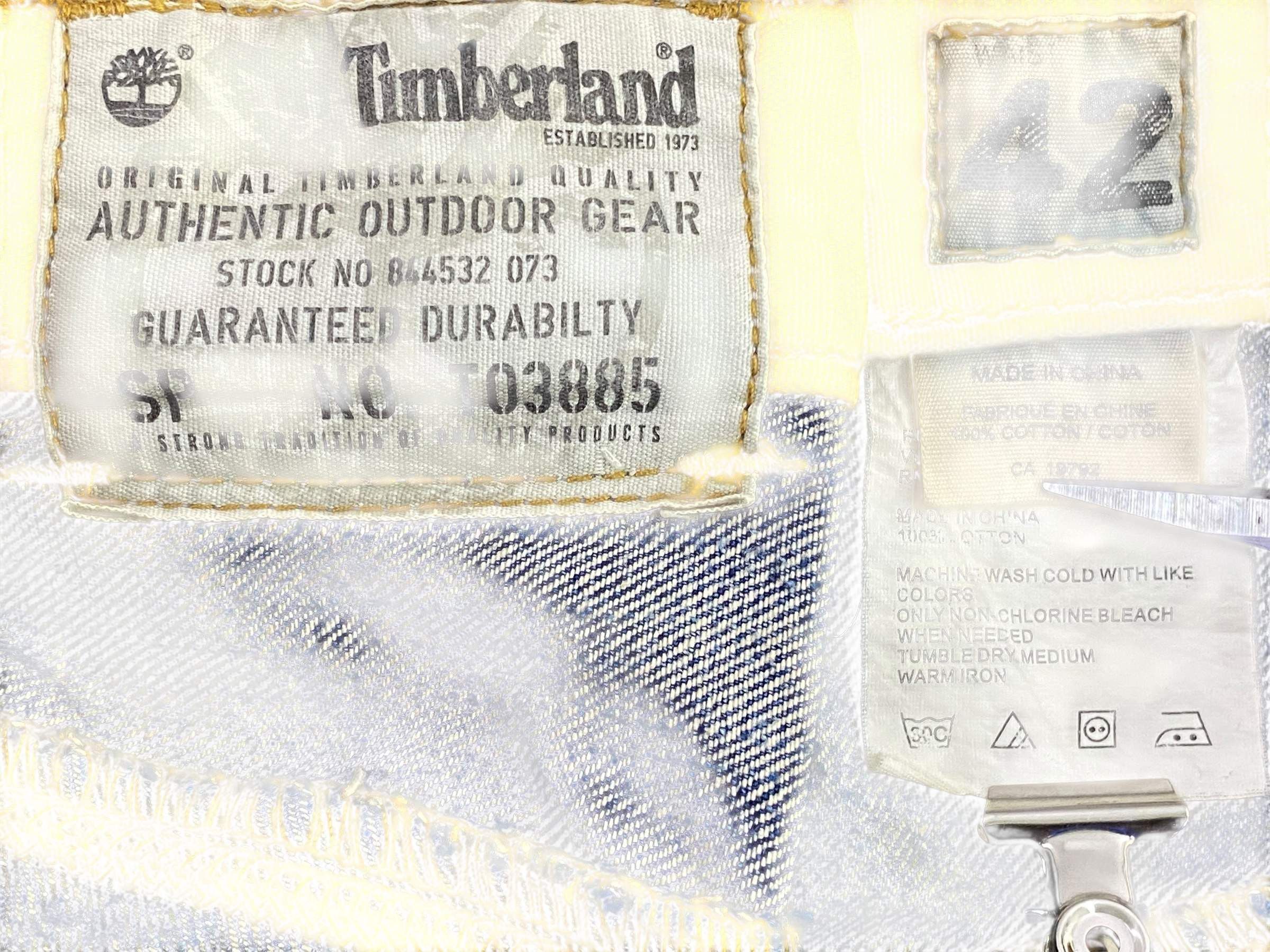 Japanese Brand Timberland Hip Hop Skateboard Jeans Cargo Baggy Jeans Size US 42 / EU 58 - 7 Thumbnail
