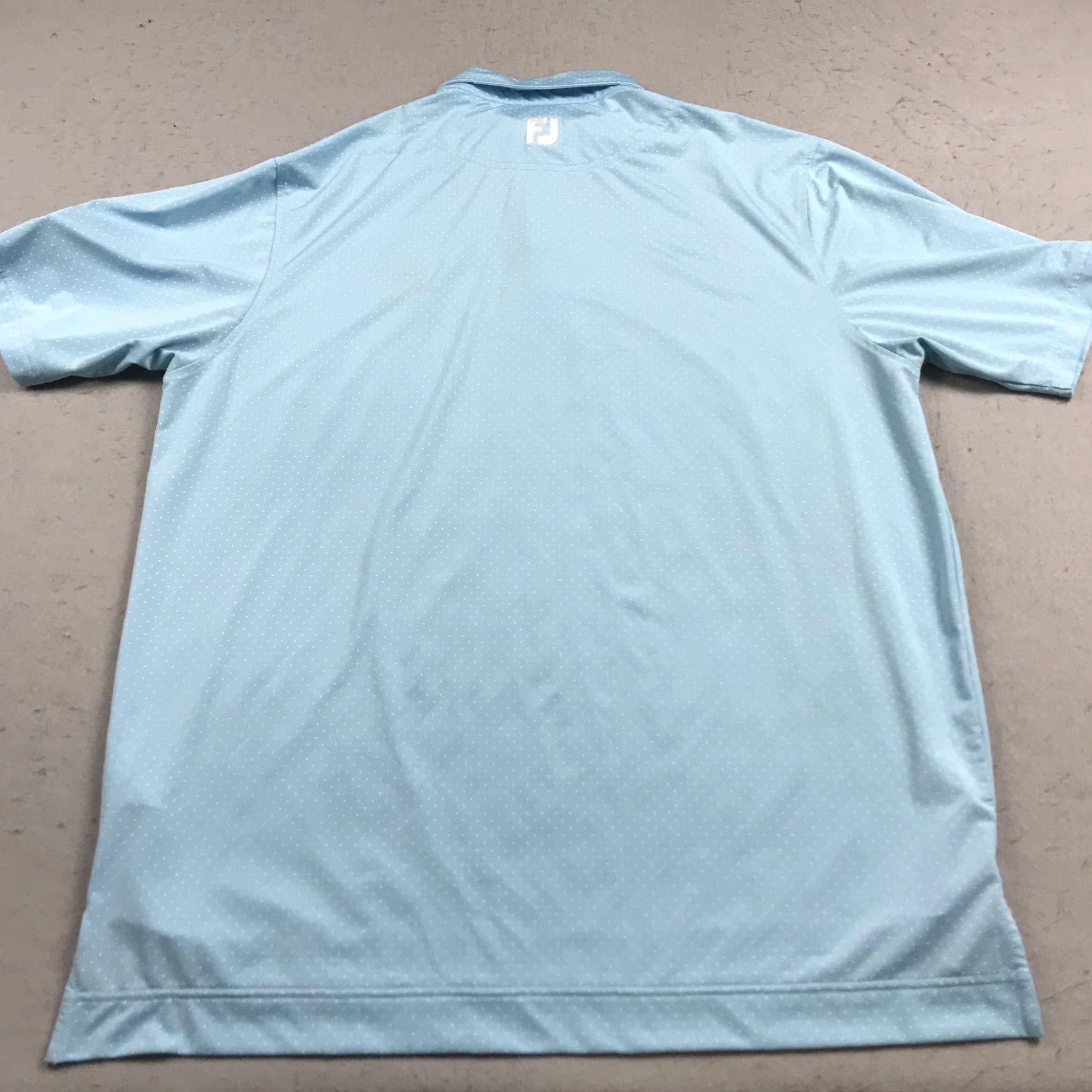 Footjoy FootJoy Polo Shirt Mens L Blue Polka Dot Golf Shirt Polo Shirt Nike Size US L / EU 52-54 / 3 - 7 Thumbnail