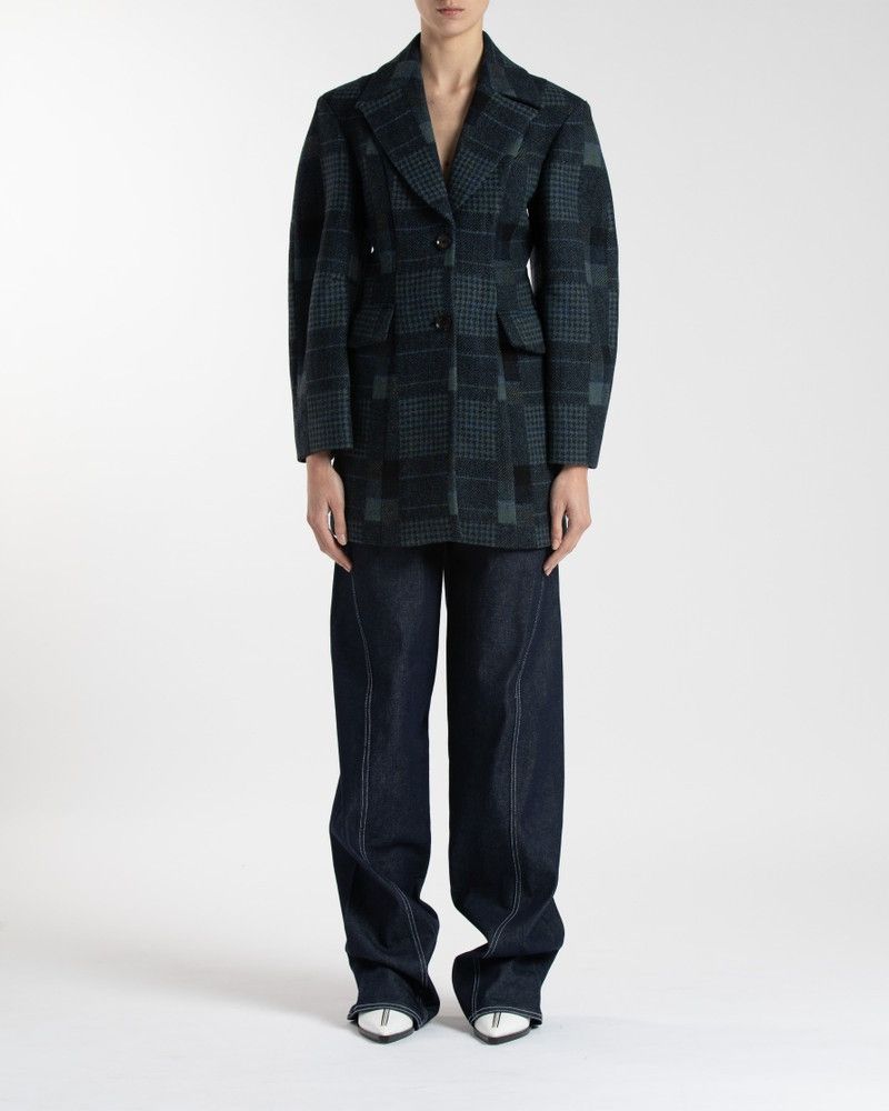 Elleme Elleme Paris Checked Jacket/Coat Size XS / US 0-2 / IT 36-38 - 1 Thumbnail
