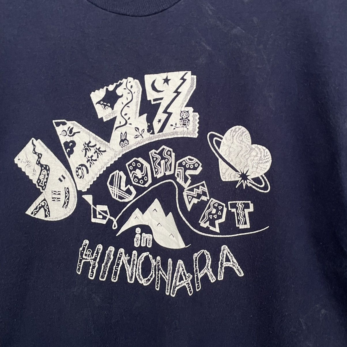 Band Tees × Vintage Vintage 1990s Jazz Concert In Hinohara Music T Shirt Size US M / EU 48-50 / 2 - 2 Thumbnail