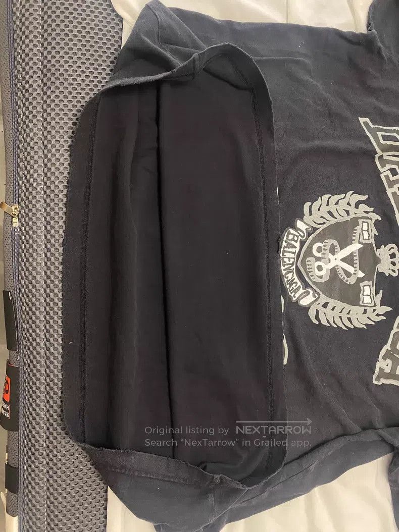 Balenciaga Balenciaga Black Scissors Wheat Logo Short Sleeve T-Shirt Size US XXL / EU 58 / 5 - 8 Thumbnail