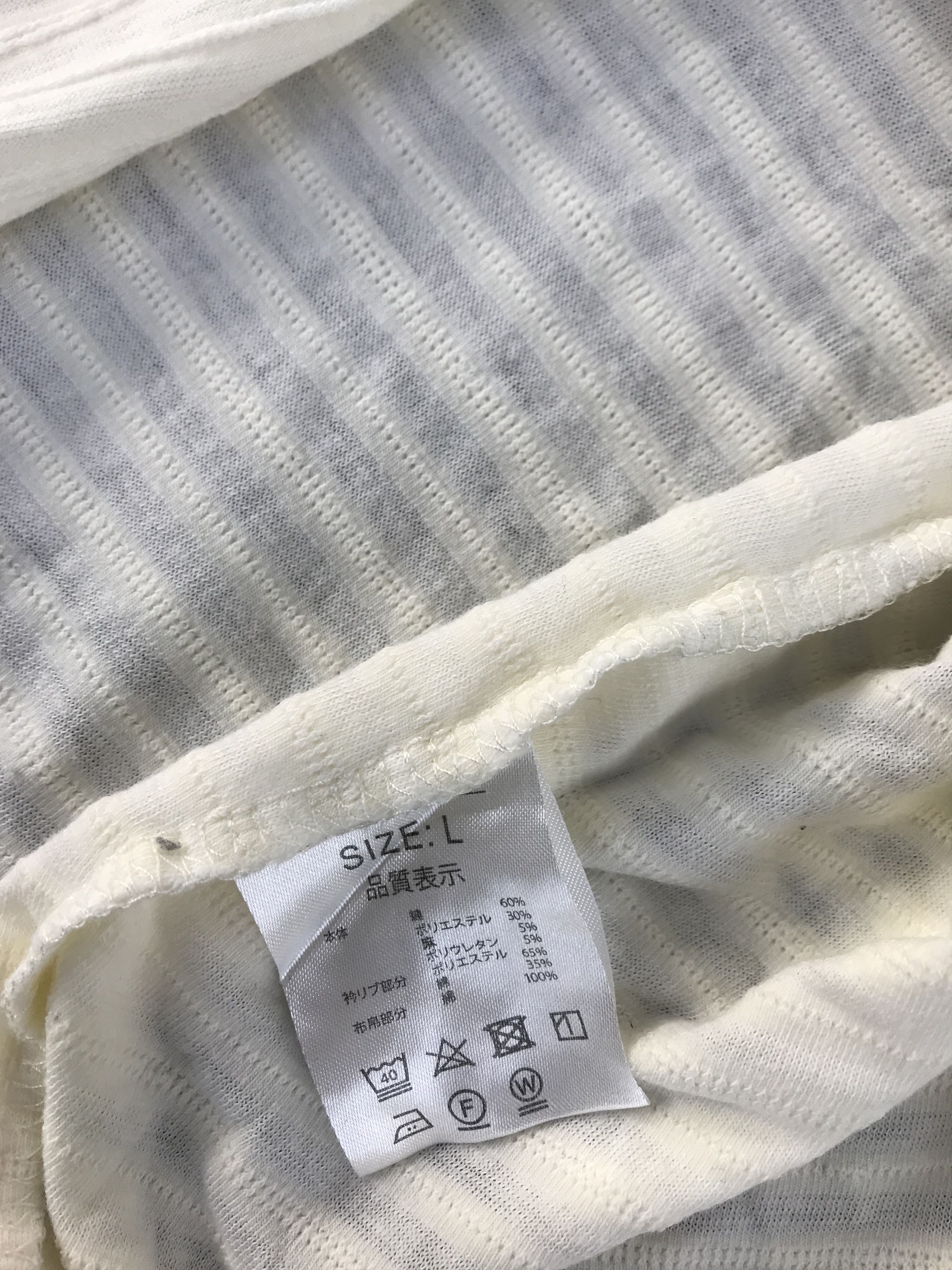 Japanese Brand Kansai Yamamoto Homme V Neck Single Pocket Tee Size US M / EU 48-50 / 2 - 6 Thumbnail