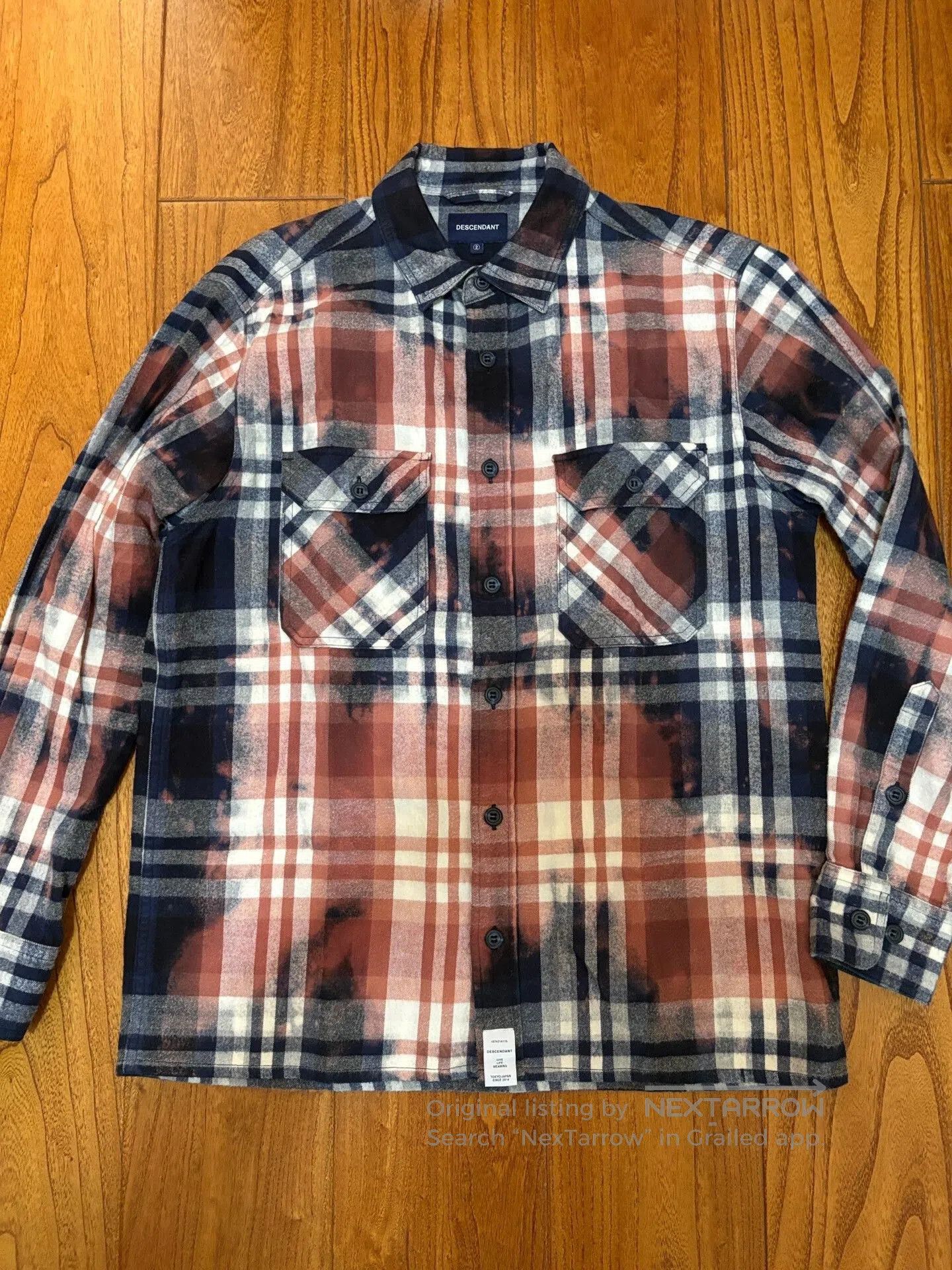 Descendant Descendant 18SS Moss Check LS Shirt. Size US M / EU 48-50 / 2 - 1 Thumbnail