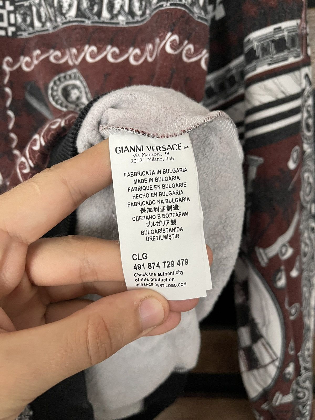 Versus Versace Versace Versus Overprint Sweatshirt Pullover Size US S / EU 44-46 / 1 - 10 Thumbnail