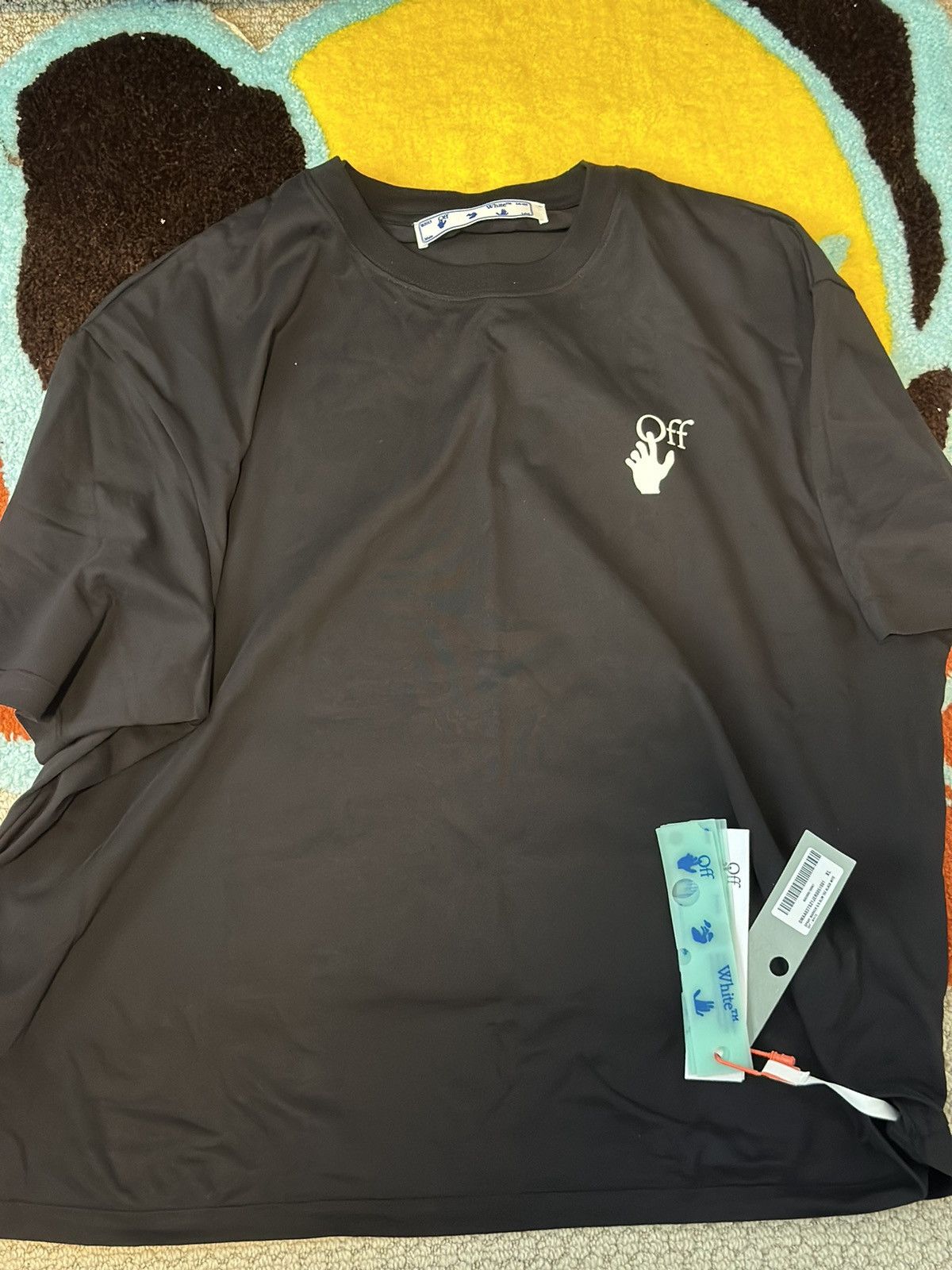 Off-White × Virgil Abloh Off White Spray Marker Slim Tee Size US XL / EU 56 / 4 - 3 Thumbnail