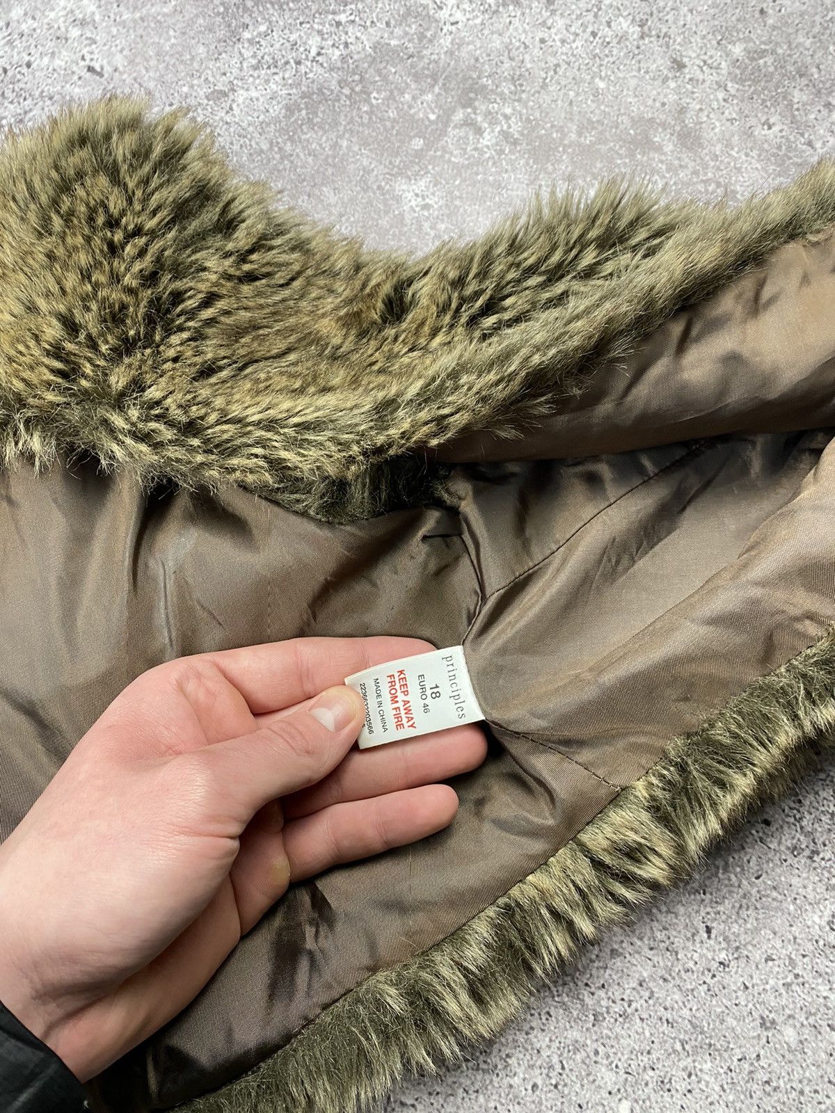Hysteric Glamour × If Six Was Nine 💥HYPE Varsity Mohair Fuzzy Fluffy Faux Fur Cropped vest OG Size ONE SIZE - 10 Thumbnail