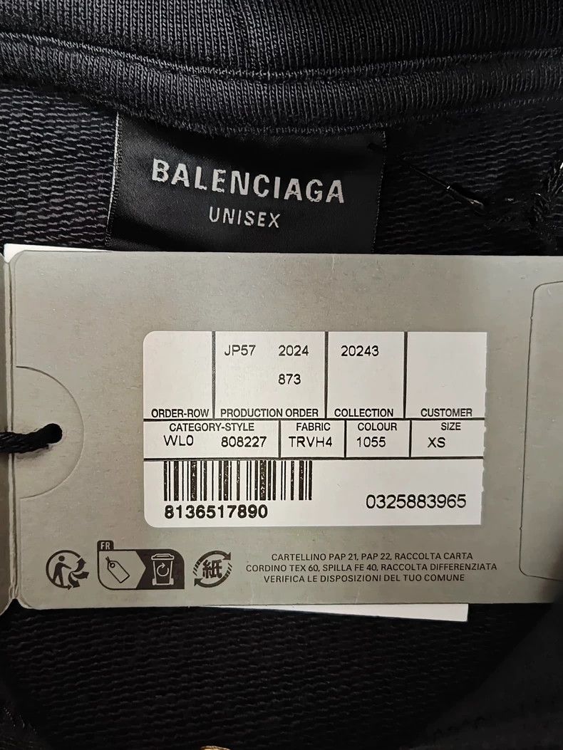 Balenciaga Balenciaga 24 winter CIAO BELLO zip hooded sweatshirt 2502- Size US XS / EU 42 / 0 - 5 Thumbnail