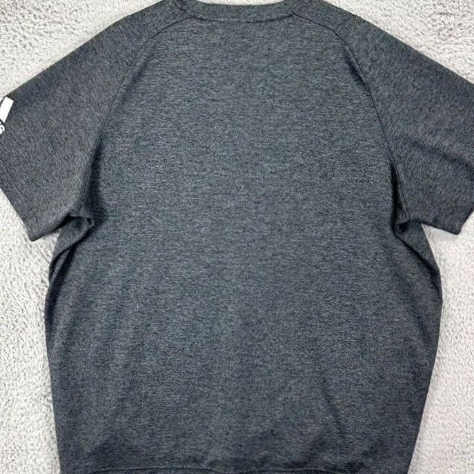 Adidas Adidas T-Shirt Mens 2XL Grey Athletic Tee Workout Gym Exercise Short Sleeve EUC Size US XXL / EU 58 / 5 - 2 Thumbnail