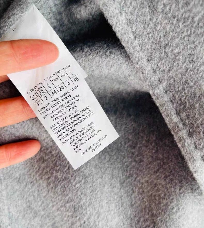 Max Mara Max Mara Grey cashmere coat Size XS / US 0-2 / IT 36-38 - 5 Thumbnail