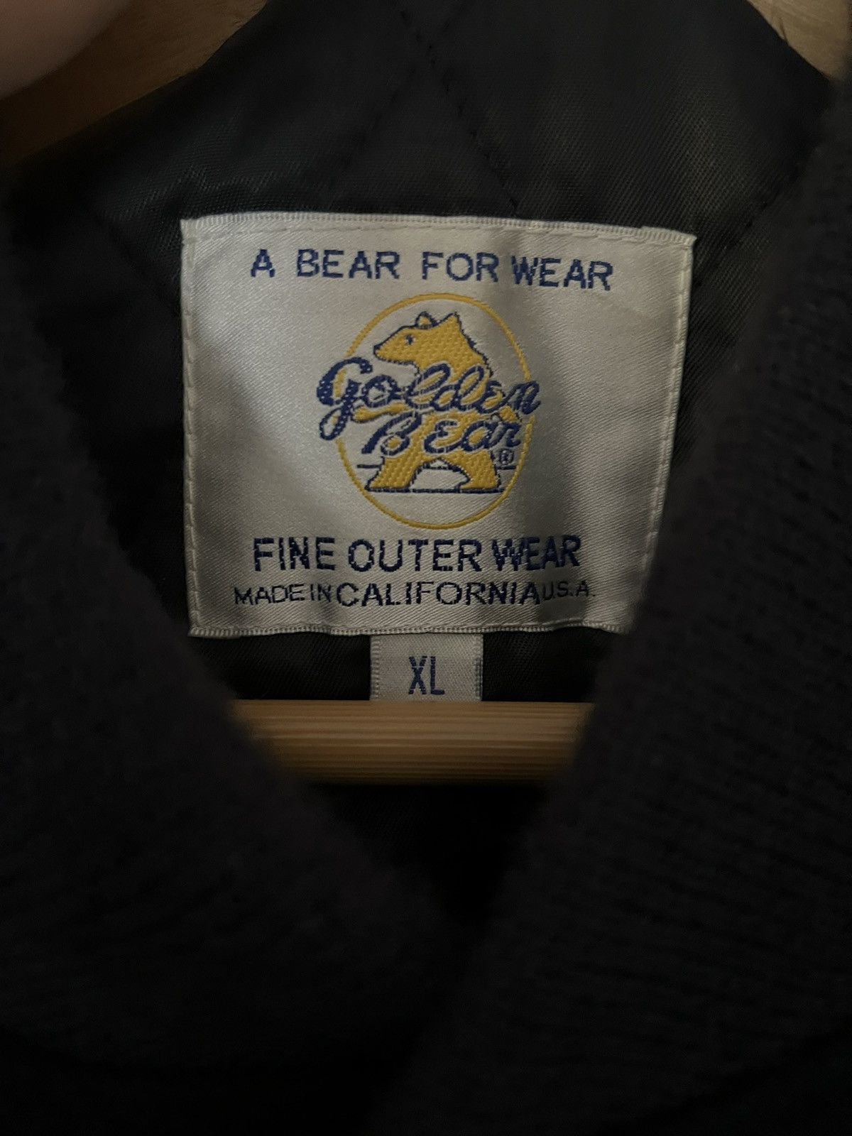 Golden Bear Golden Bear Varsity Jacket XL Navy Size US XL / EU 56 / 4 - 3 Thumbnail