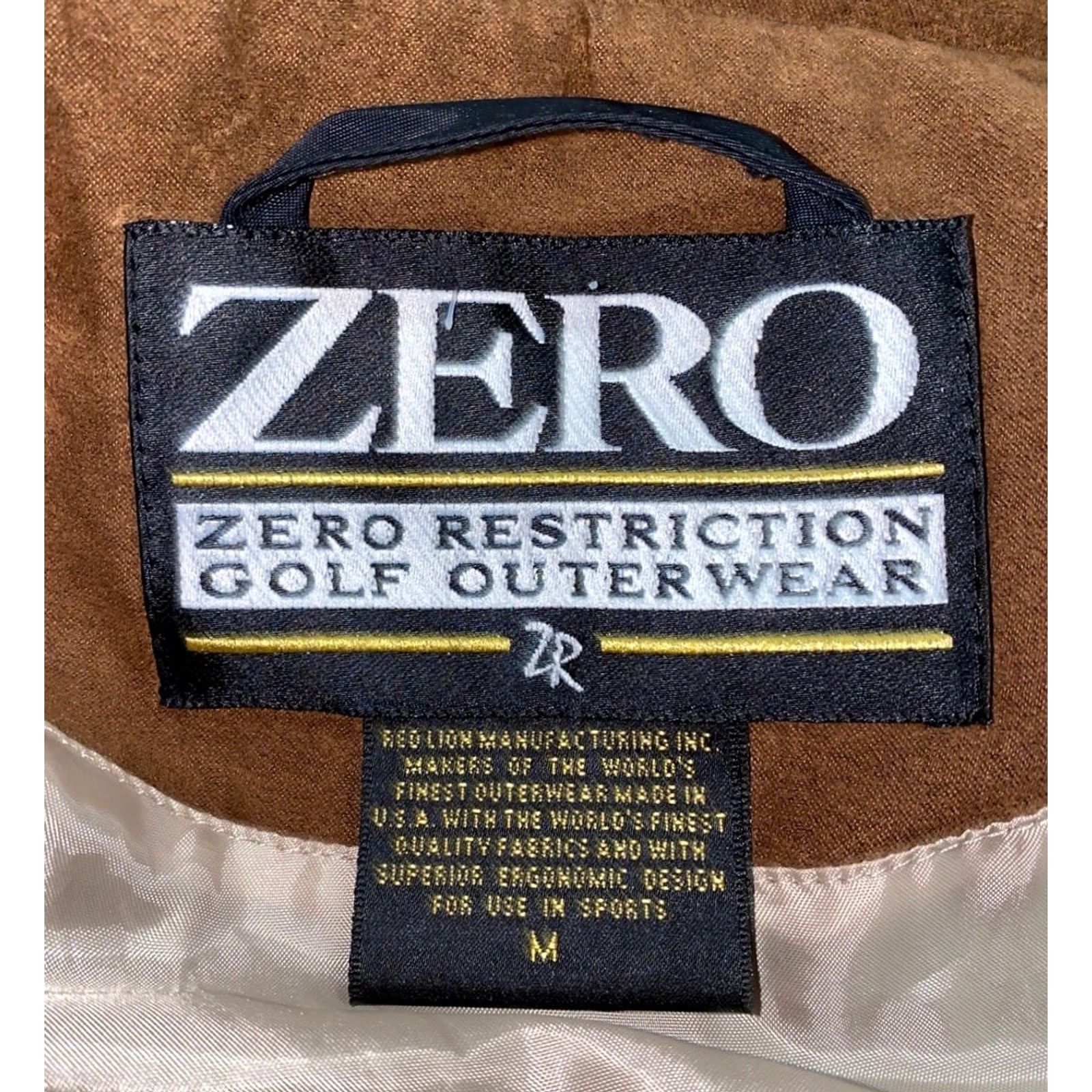Vintage Zero Restriction Jacket Full Zip Mens Brown M Size US M / EU 48-50 / 2 - 6 Thumbnail