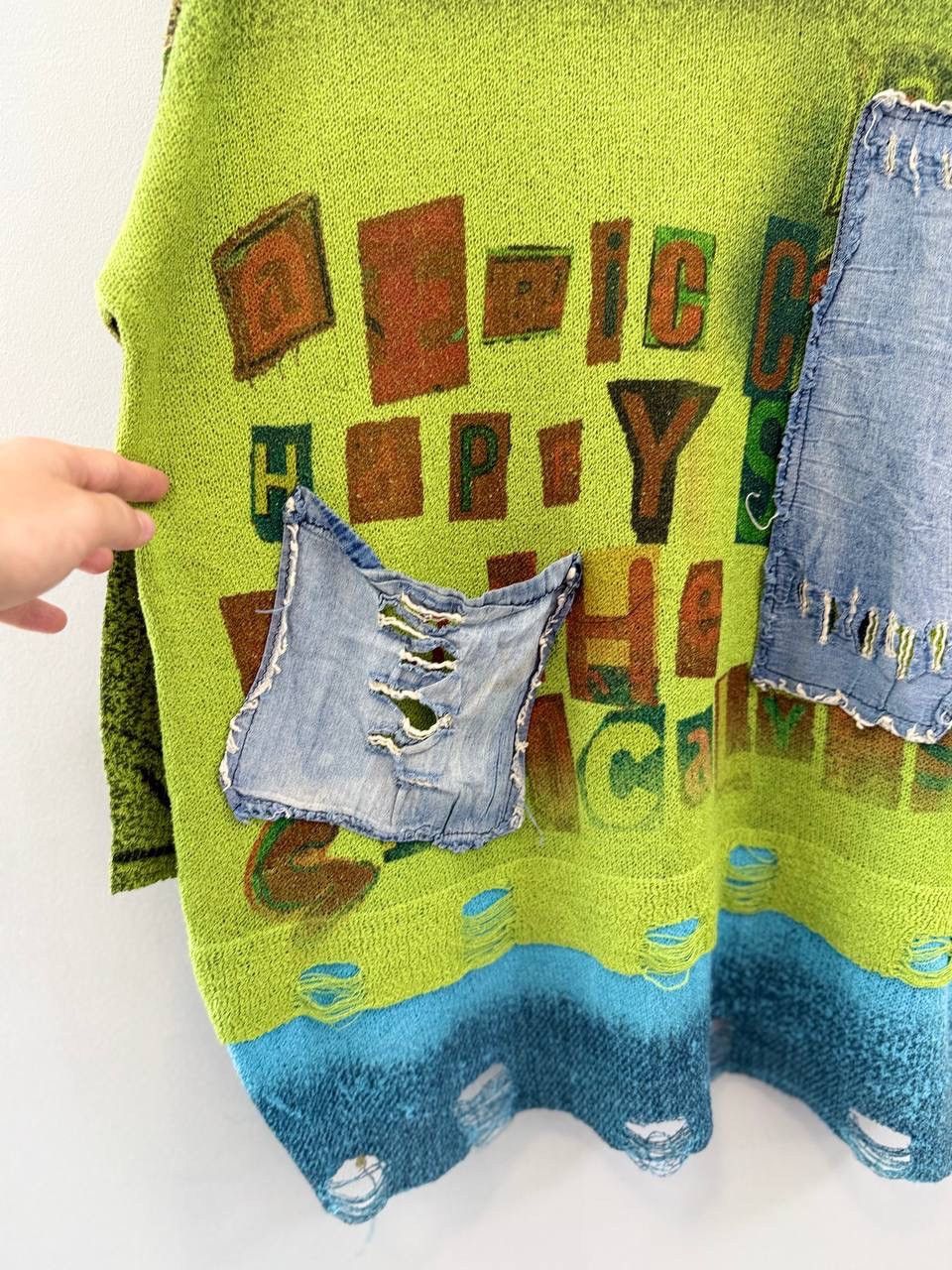 Japanese Brand Vintage avant garde sweater Hipster style Size S / US 4 / IT 40 - 8 Thumbnail