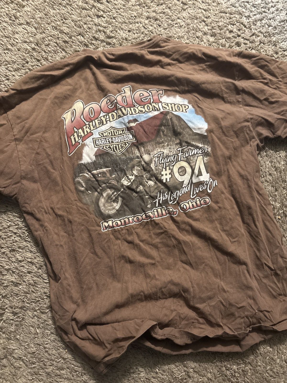 Harley Davidson × Vintage Vintage Harley Davison shirt Size US XL / EU 56 / 4 - 1 Thumbnail