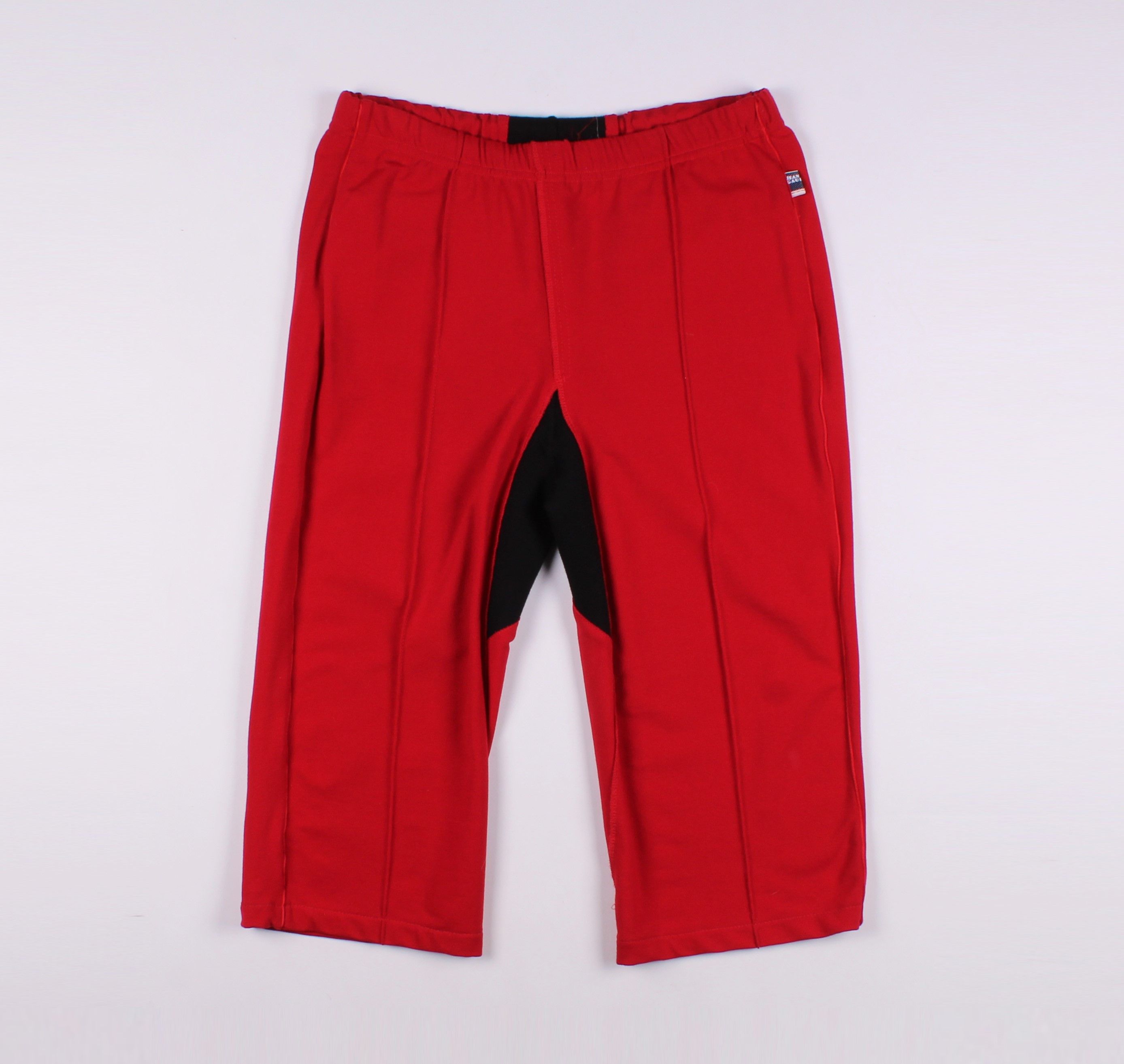 image of Jean Paul Gaultier Vintage Grunge Shorts in Red, Women's (Size 28)