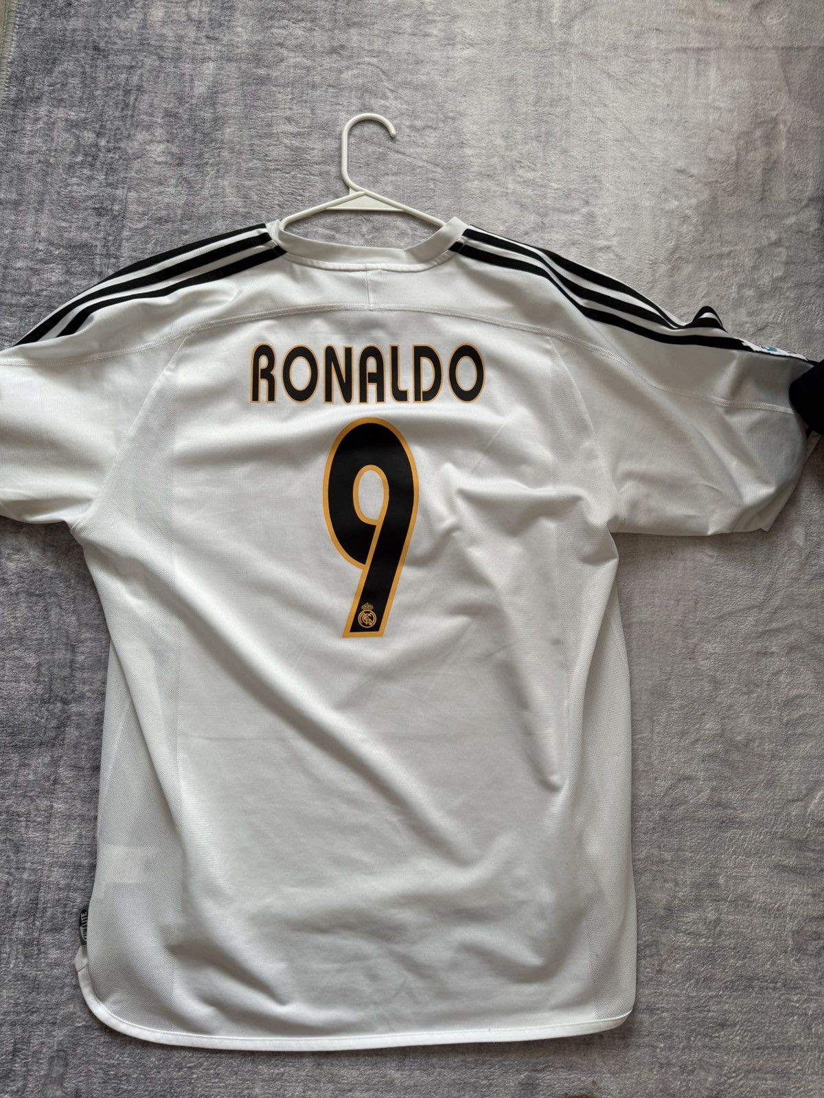 Adidas 2003/04 Real Madrid Home Jersey - Ronaldo 9 Size US XL / EU 56 / 4 - 2 Thumbnail